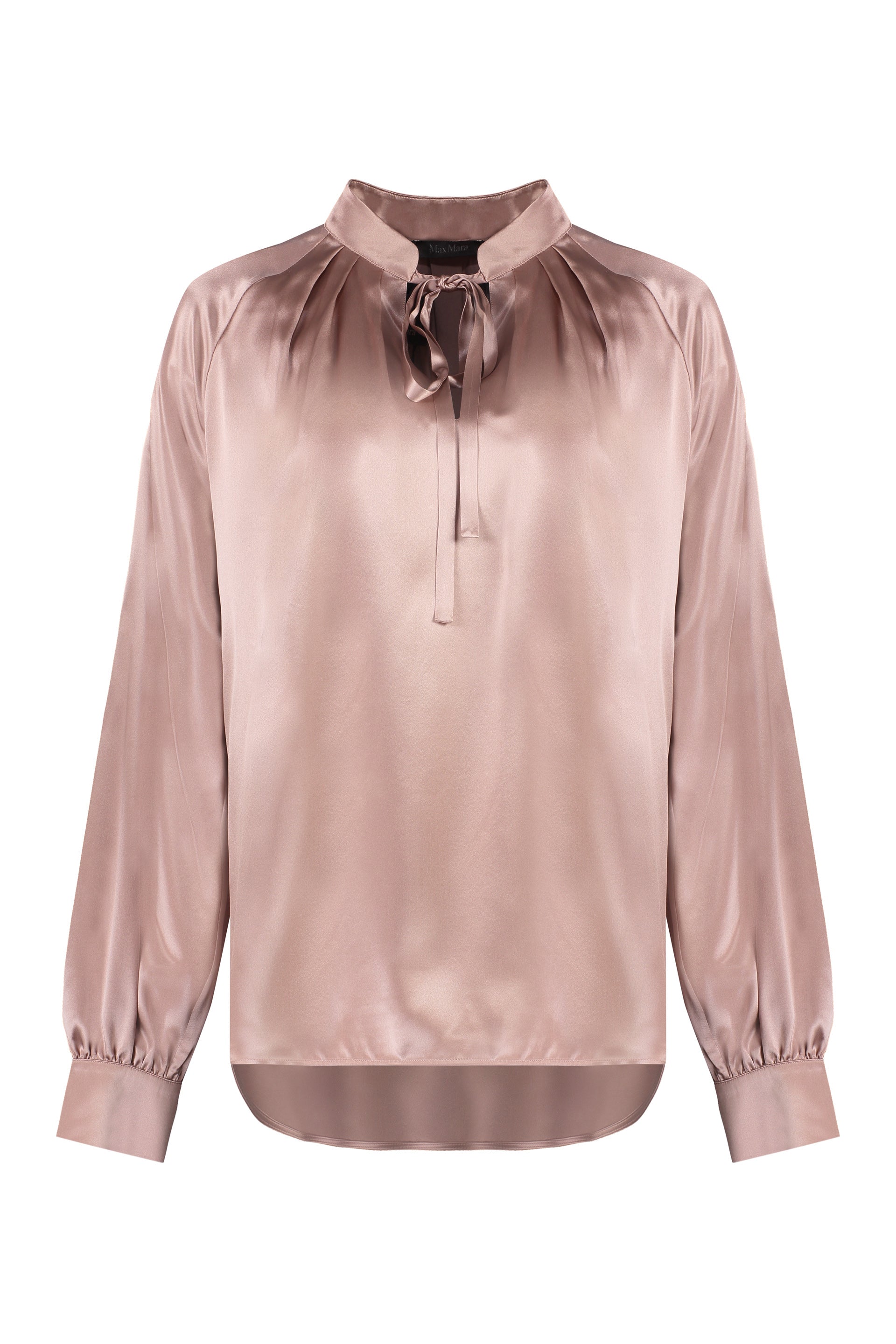 MAX MARA Silk Blouse with Bow