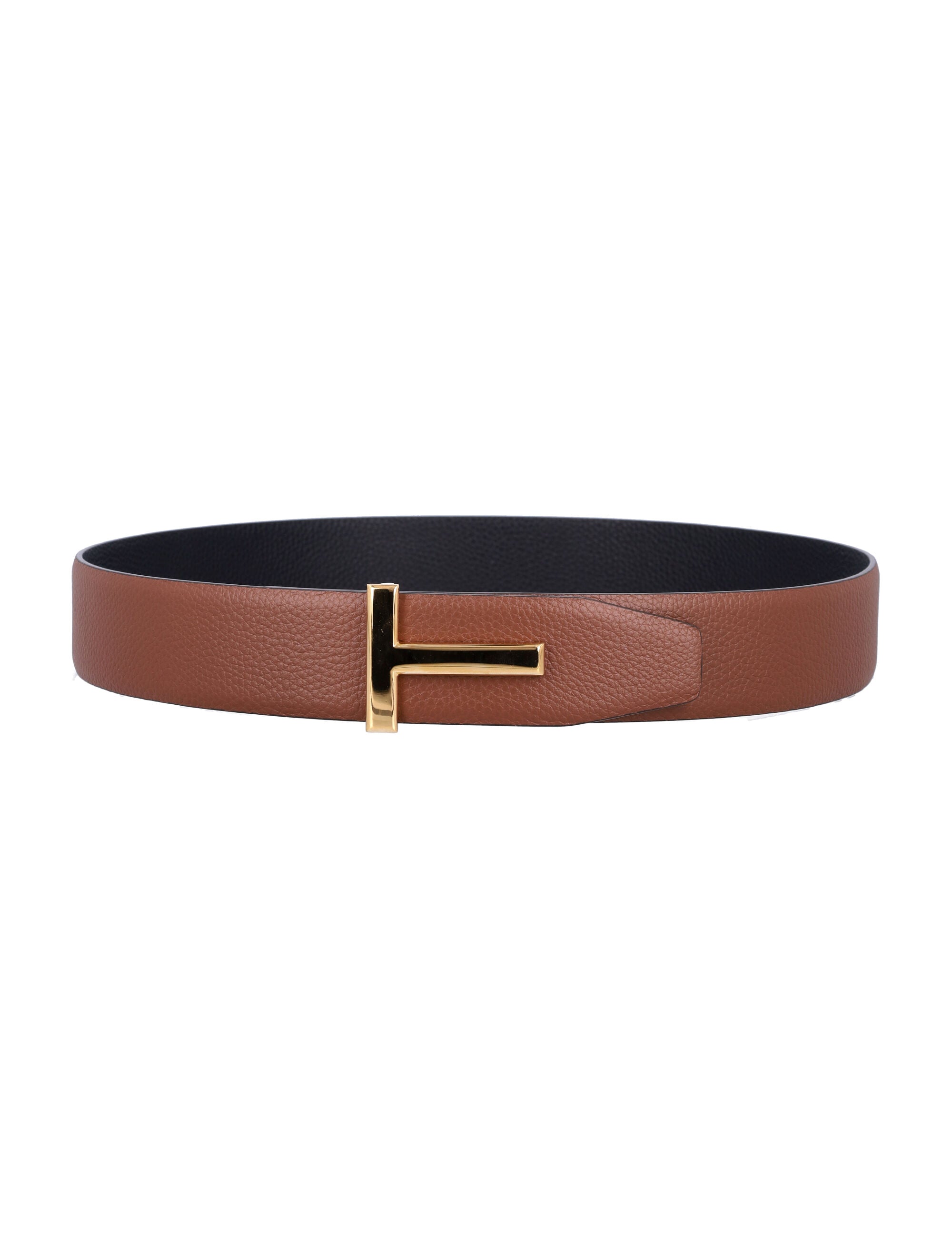 TOM FORD Grain Leather Icon Belt 4cm