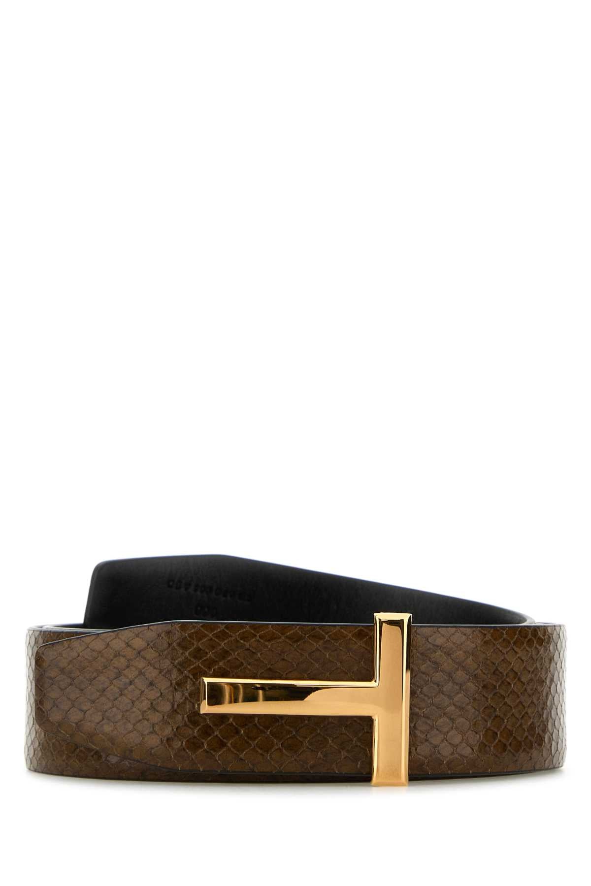 TOM FORD Leather Reversible Belt 40 mm