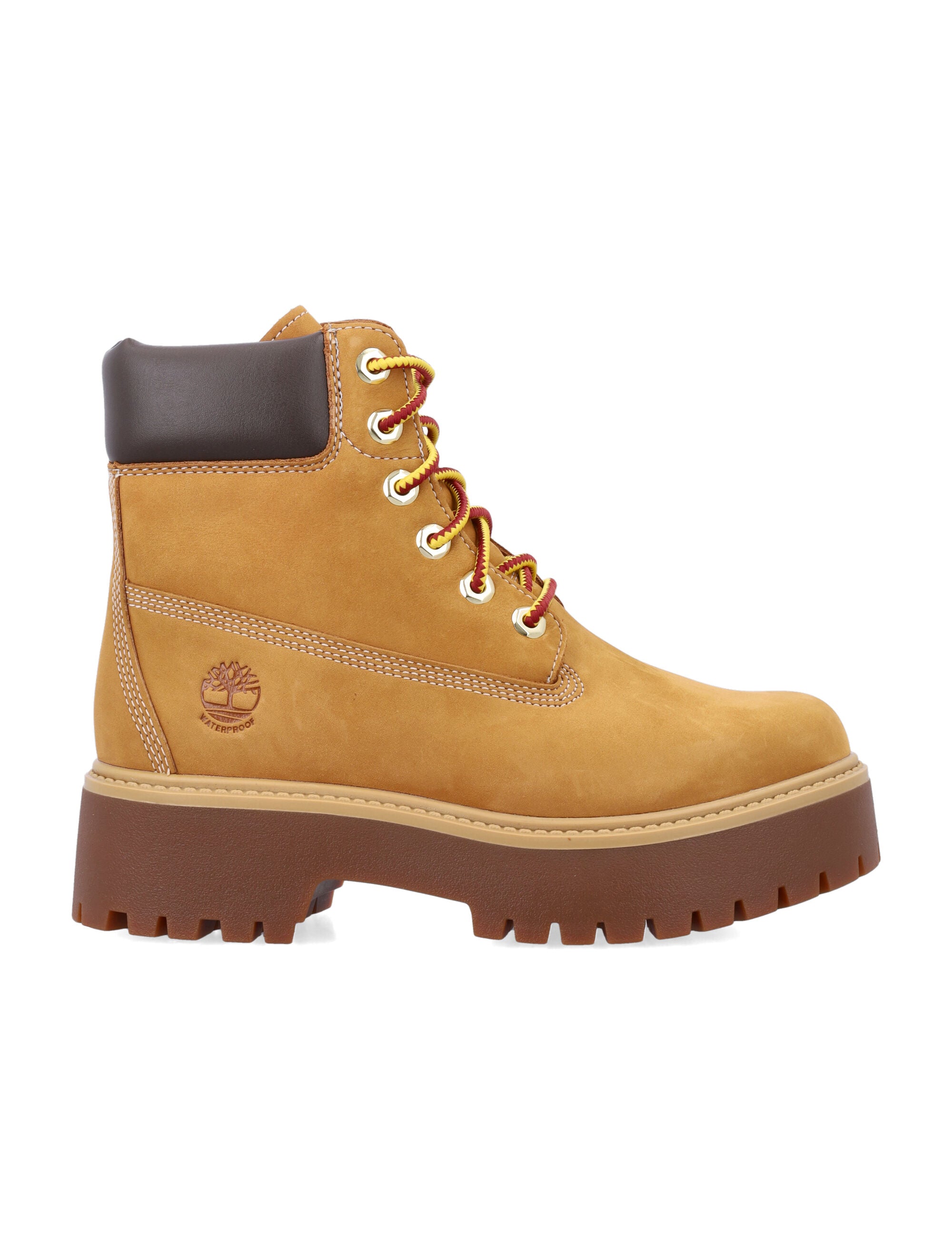TIMBERLAND Waterproof Leather Platform Boots - 6-Inch Design for Women