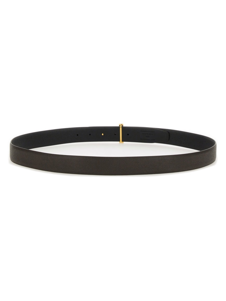 TOM FORD Reversible T-Line Belt - Men's Accessory