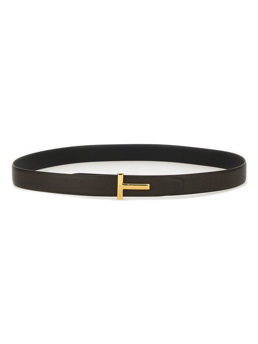 TOM FORD Reversible T-Line Belt - Men's Accessory