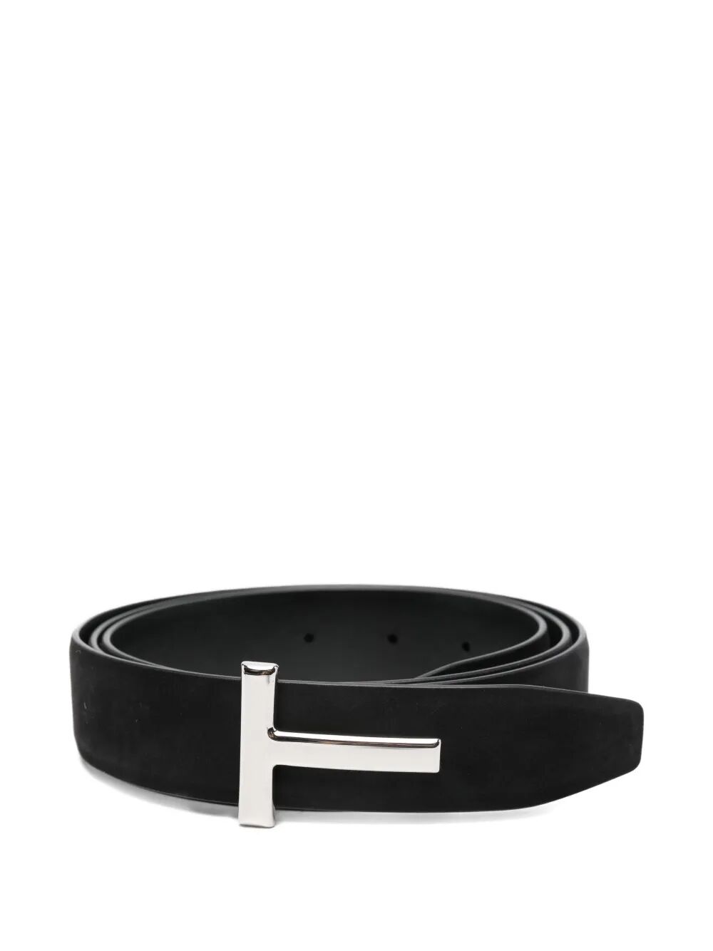 TOM FORD T-Buckle Suede Belt - 3 cm Height