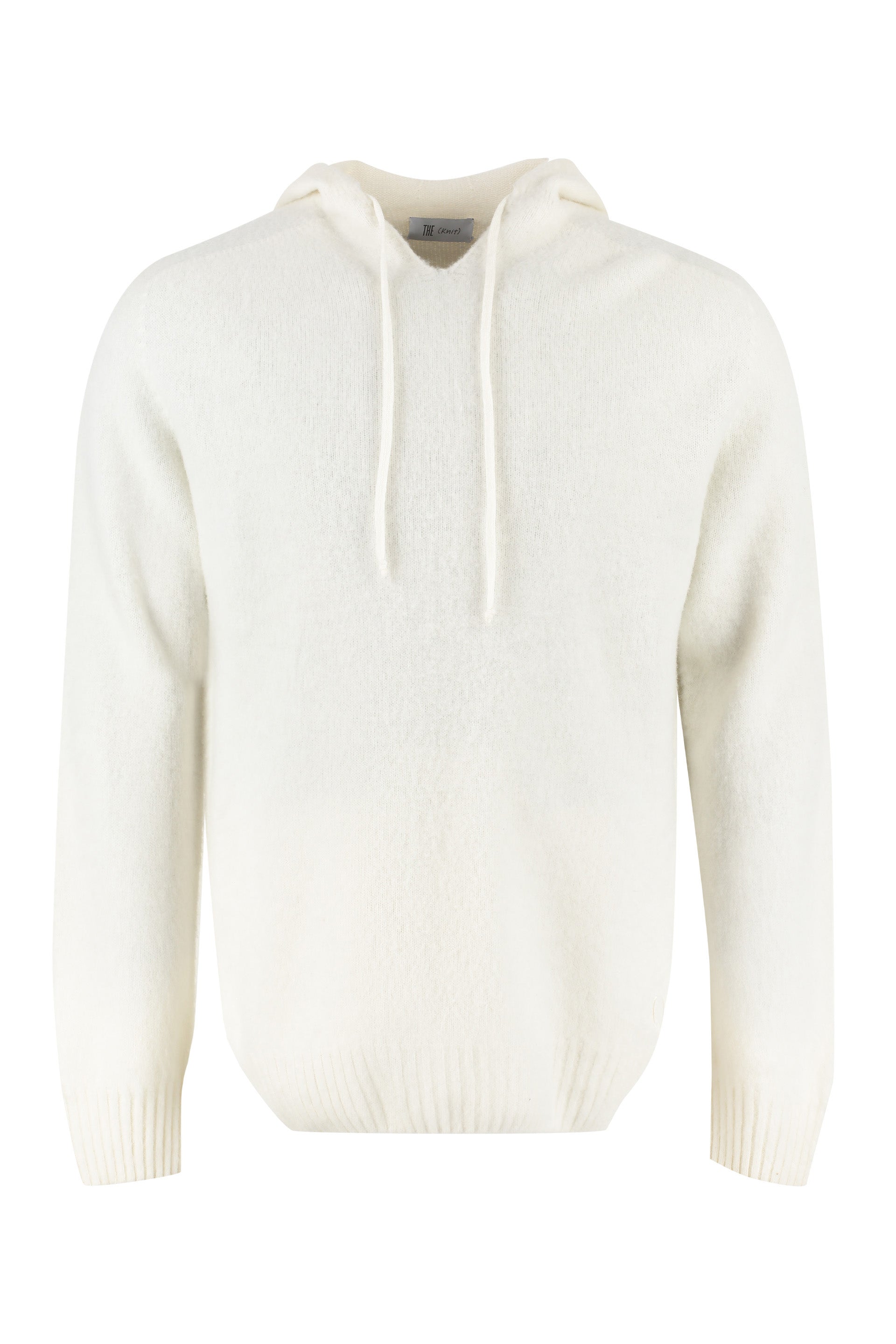 THE (ALPHABET) THE Knit Hoodie - Men's Stylish Comfort