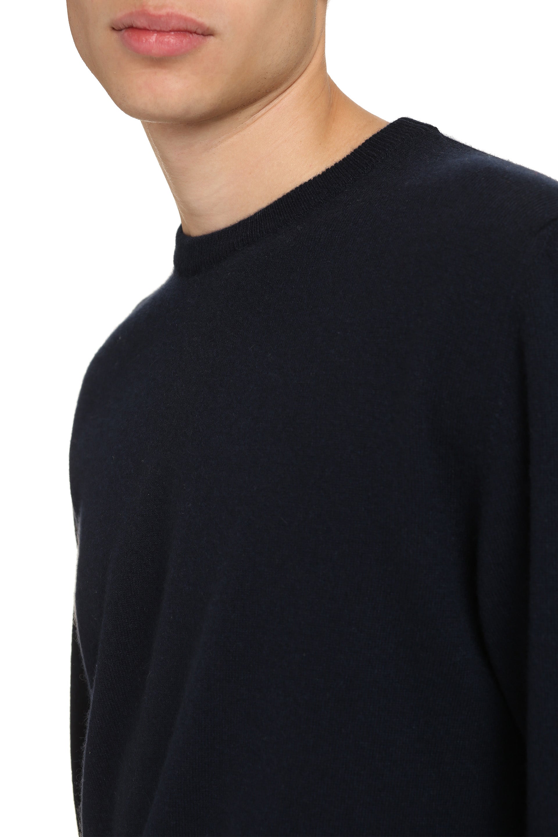 THE (ALPHABET) Luxurious Cashmere Sweater with Ribbed Edges