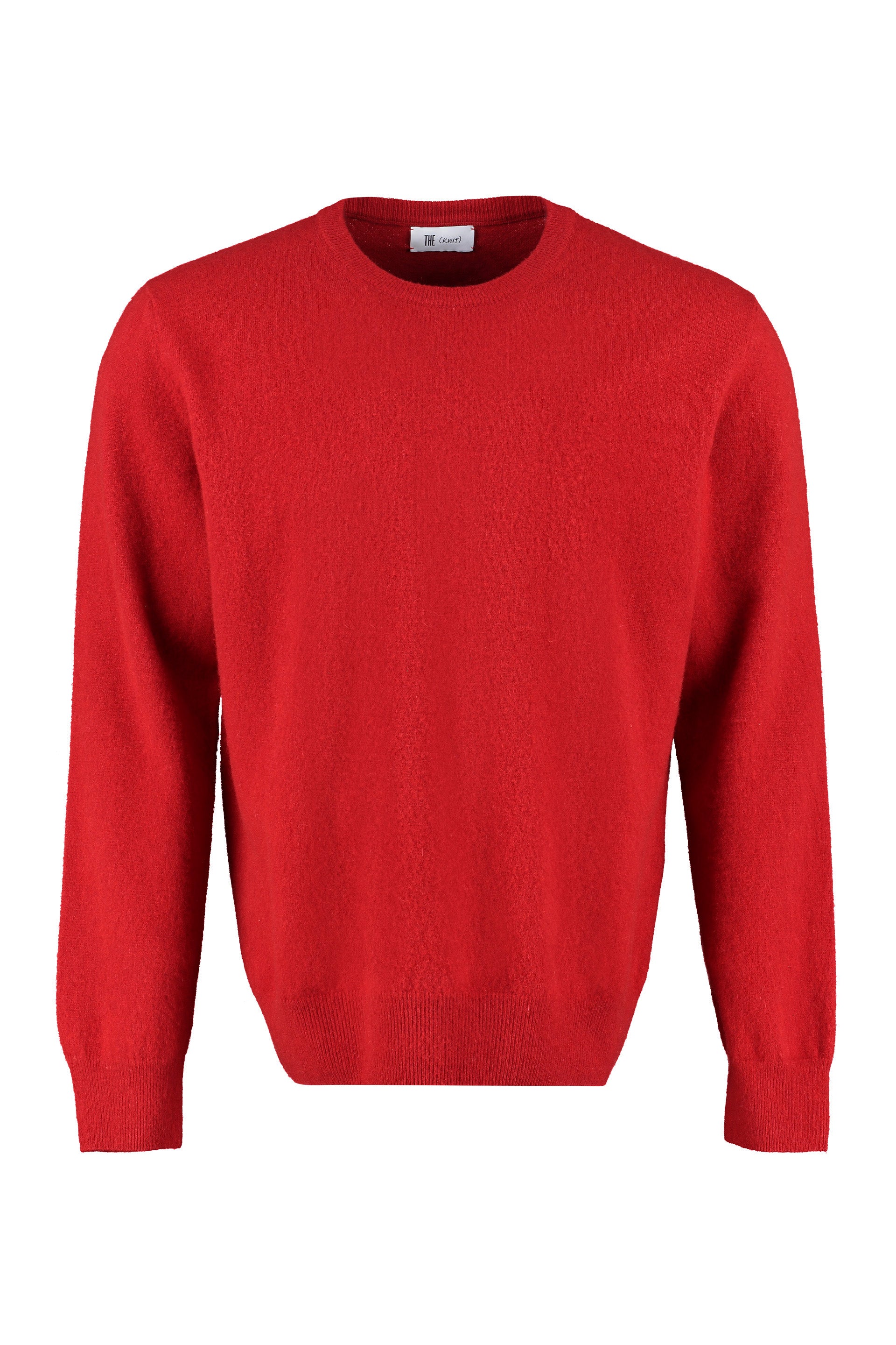 THE (ALPHABET) Ribbed Edge Wool and Cashmere Pullover