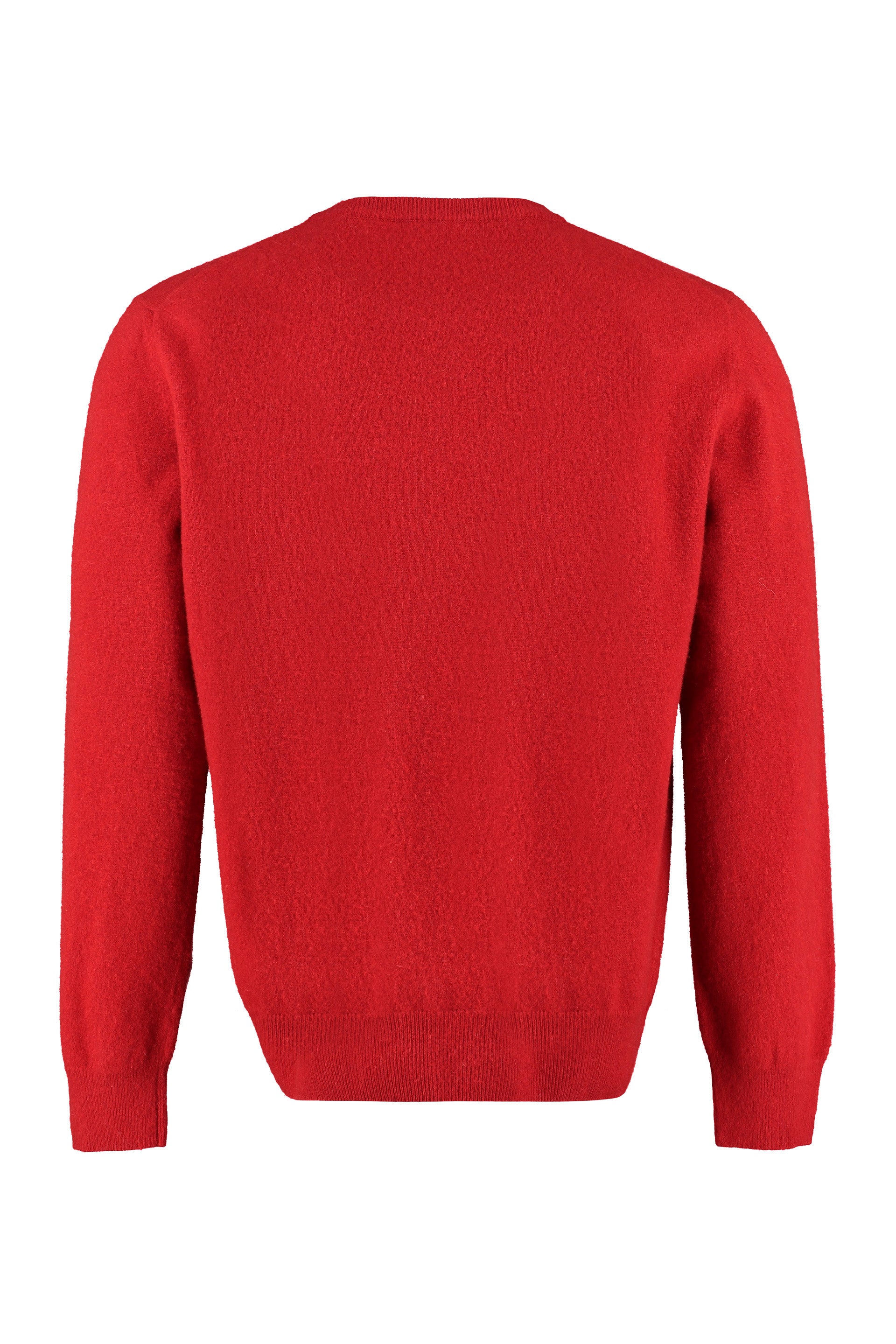 THE (ALPHABET) Ribbed Edge Wool and Cashmere Pullover