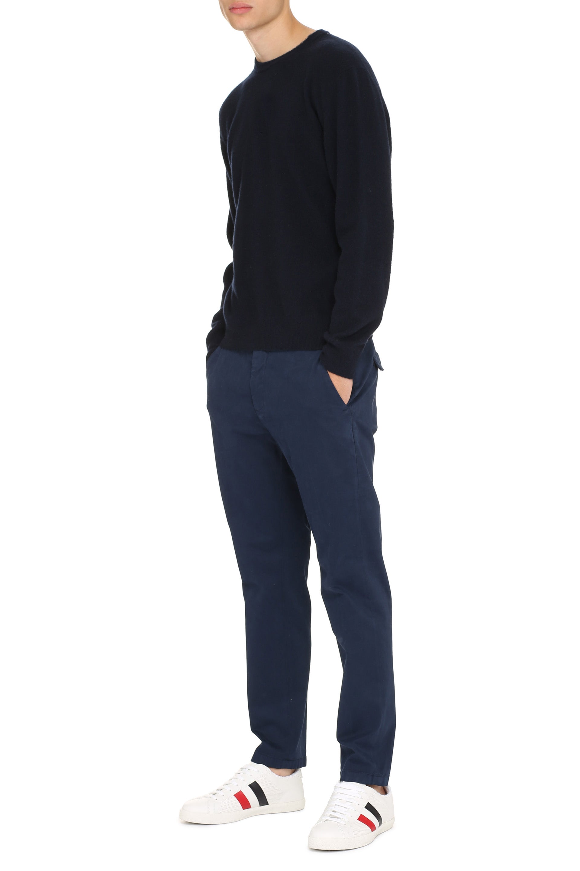 THE (ALPHABET) Men's Wool and Cashmere Pullover