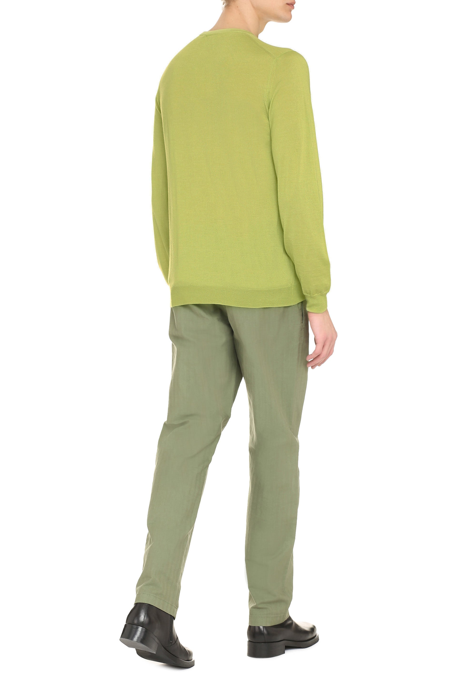 THE (ALPHABET) The Knit Cashmere-Silk Blend Sweater