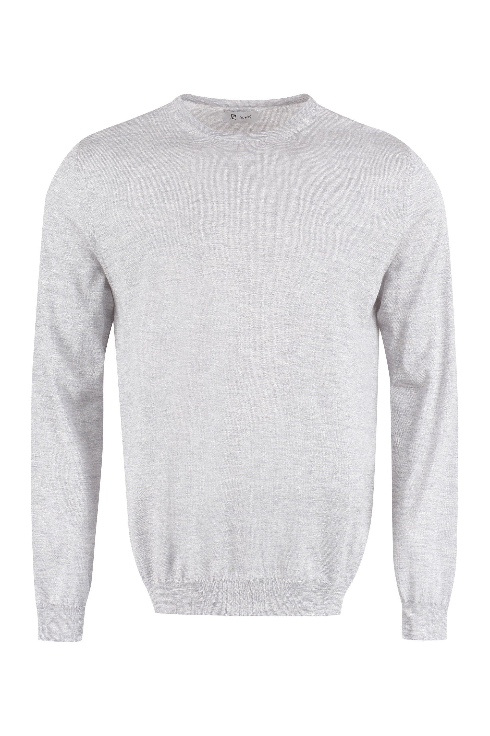 THE (ALPHABET) Fine Knit Crew-Neck Sweater - Classic Fit