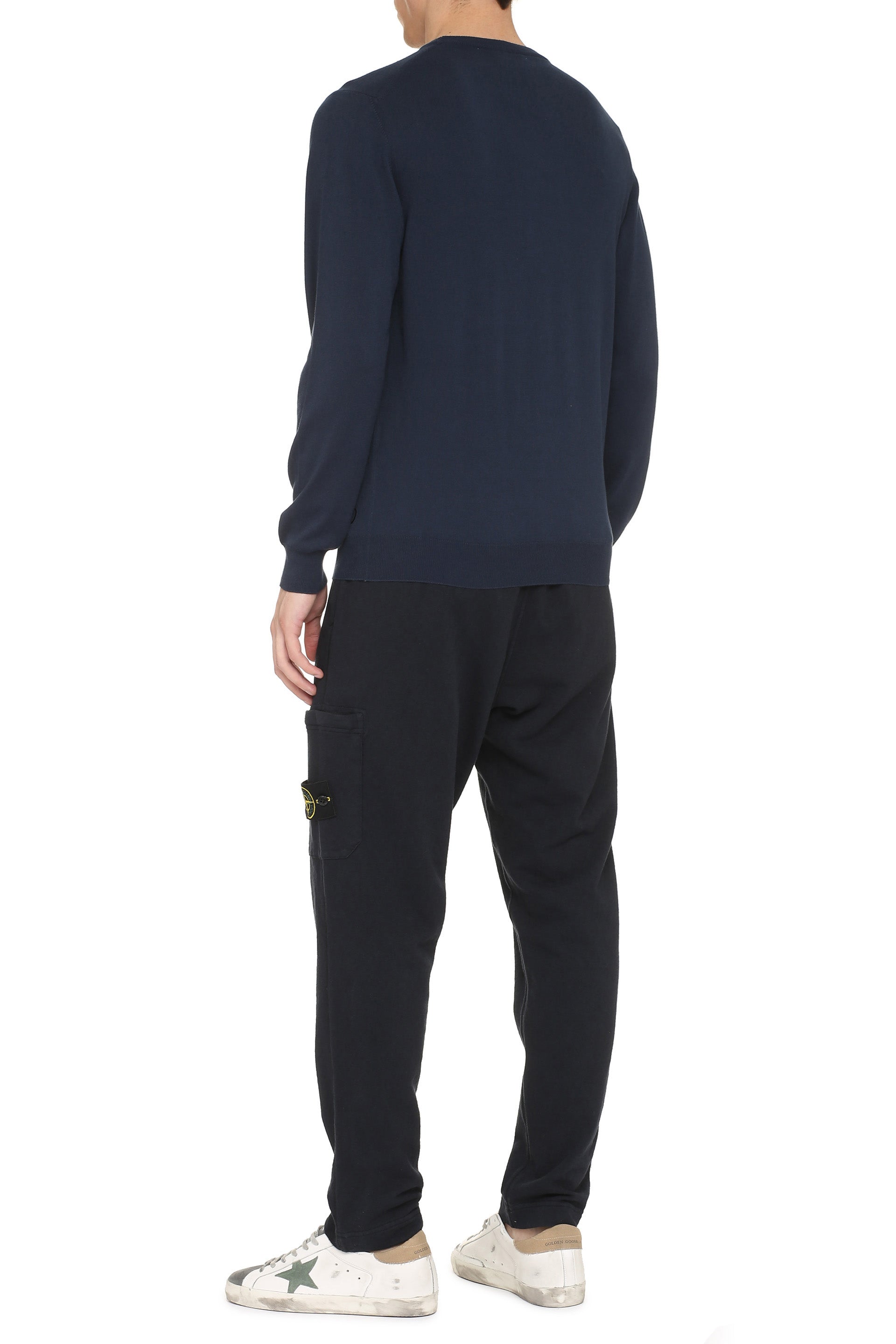 THE (ALPHABET) Cotton Crew-Neck Sweater