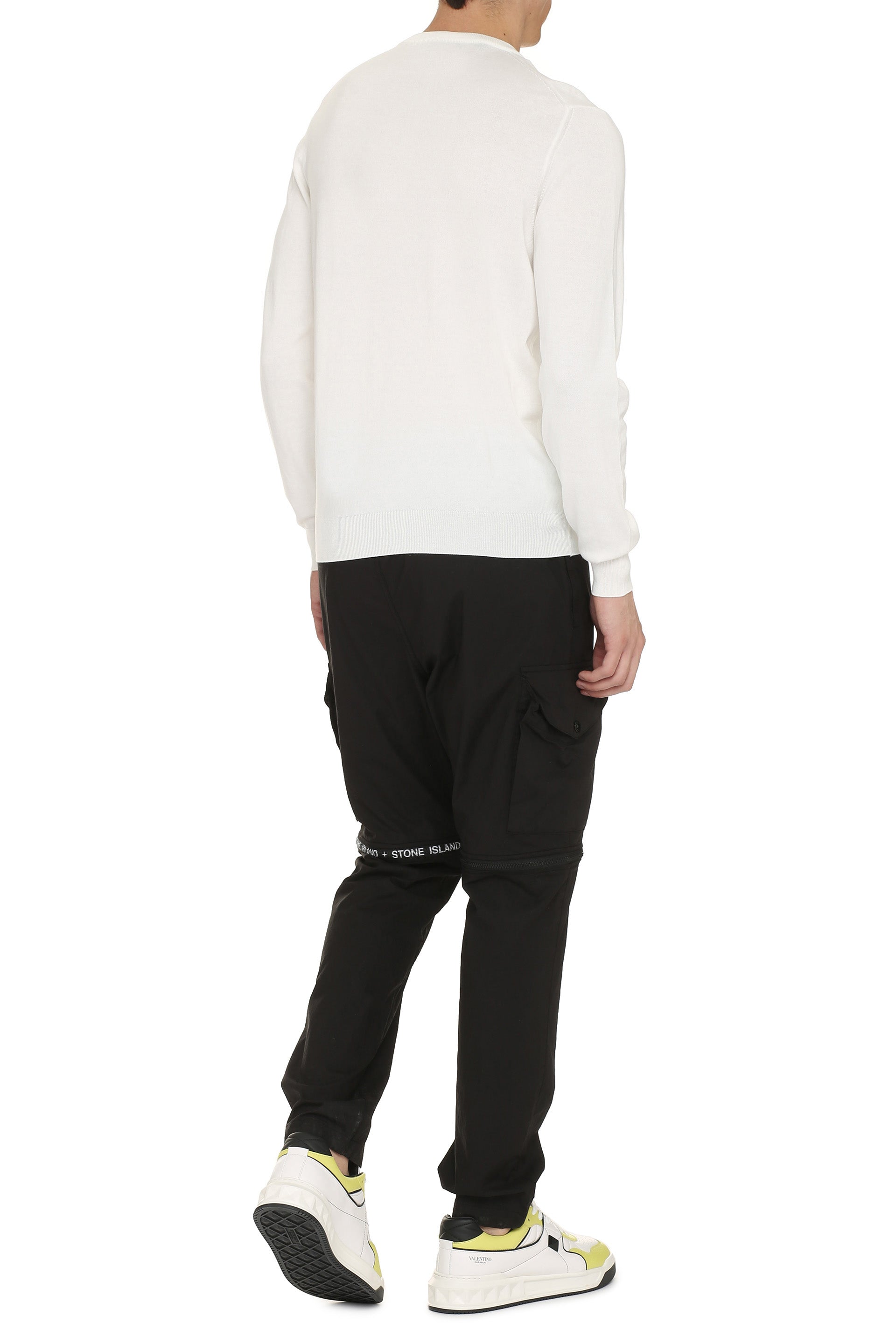 THE (ALPHABET) Classic Cotton Crew-Neck Sweater