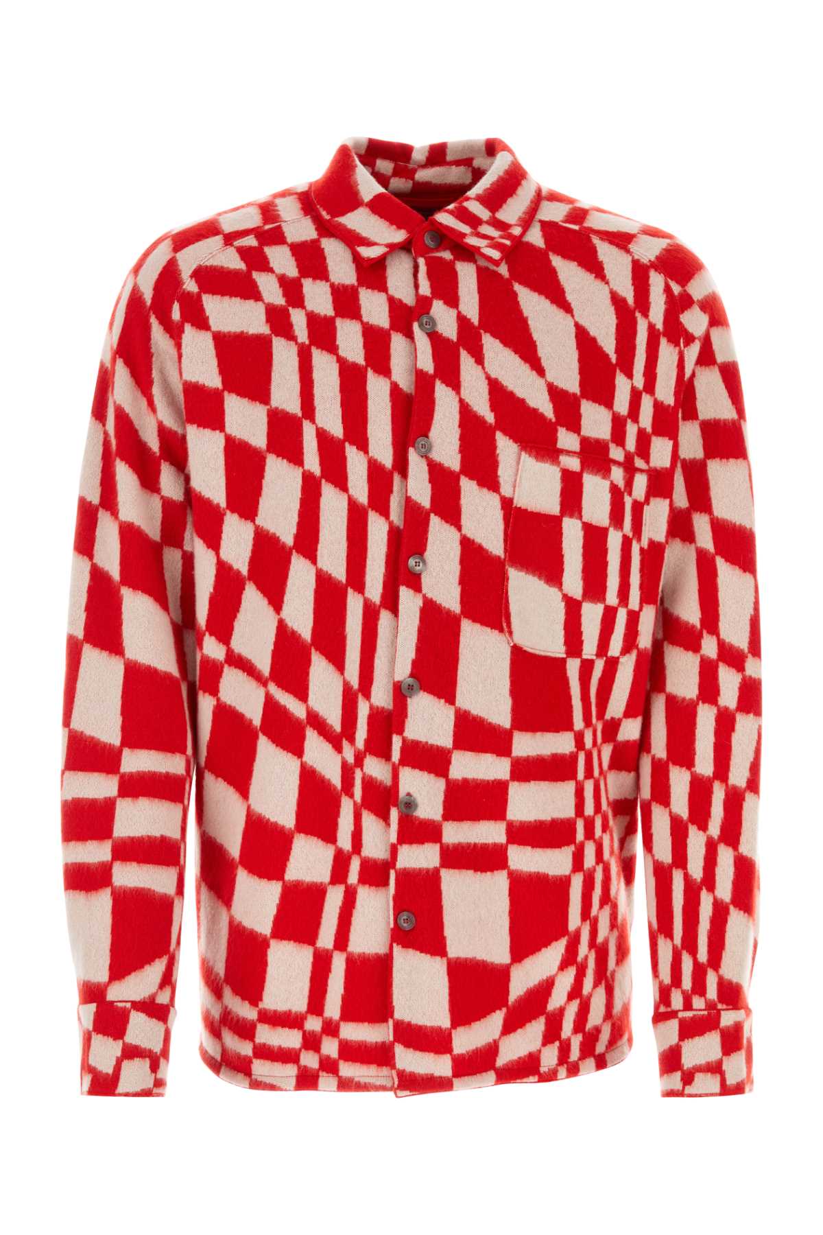 ZEGNA Checked Cashmere Blend Shirt - FW23