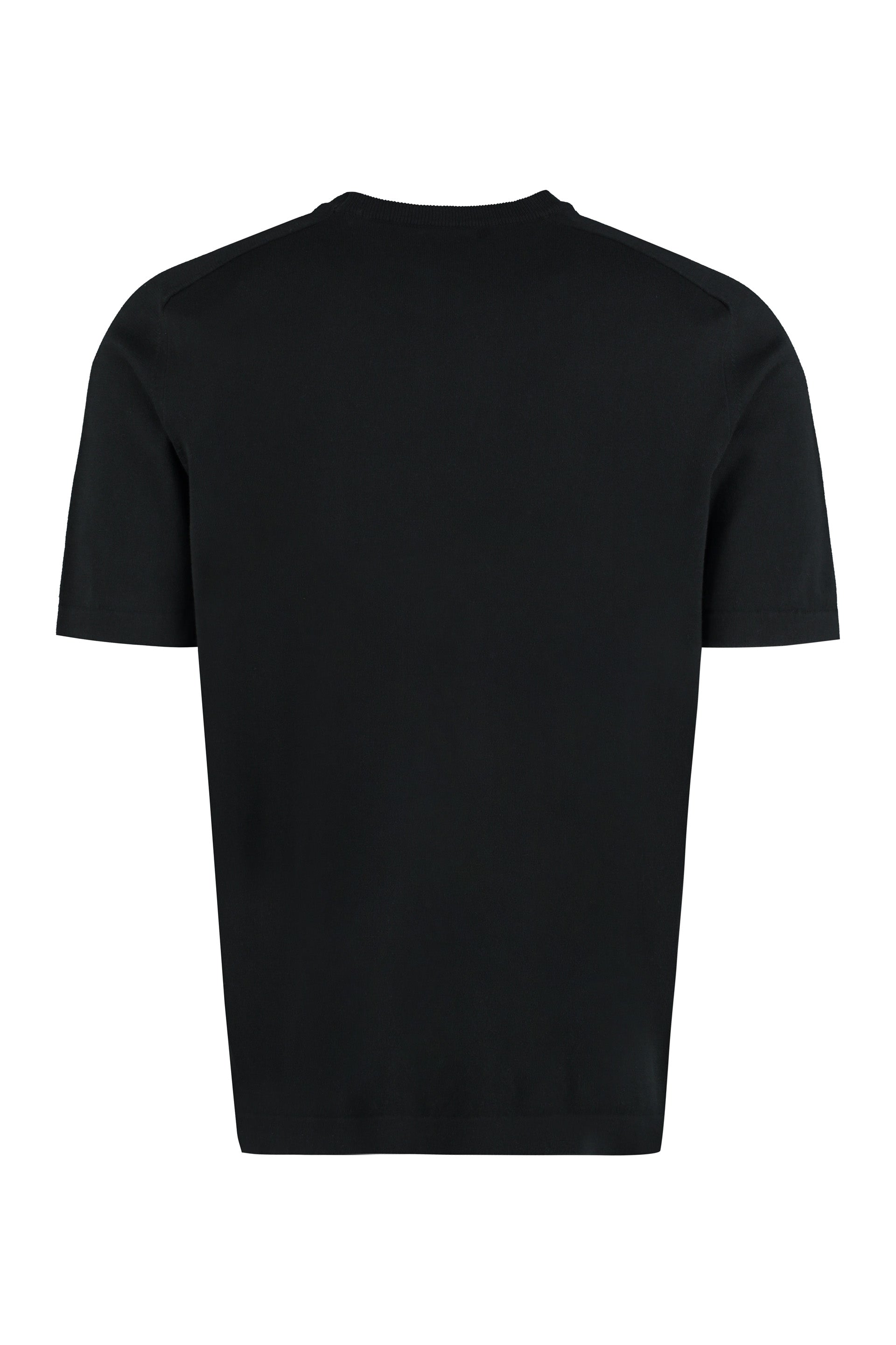 THE (ALPHABET) Classic Knit Short Sleeve Sweater