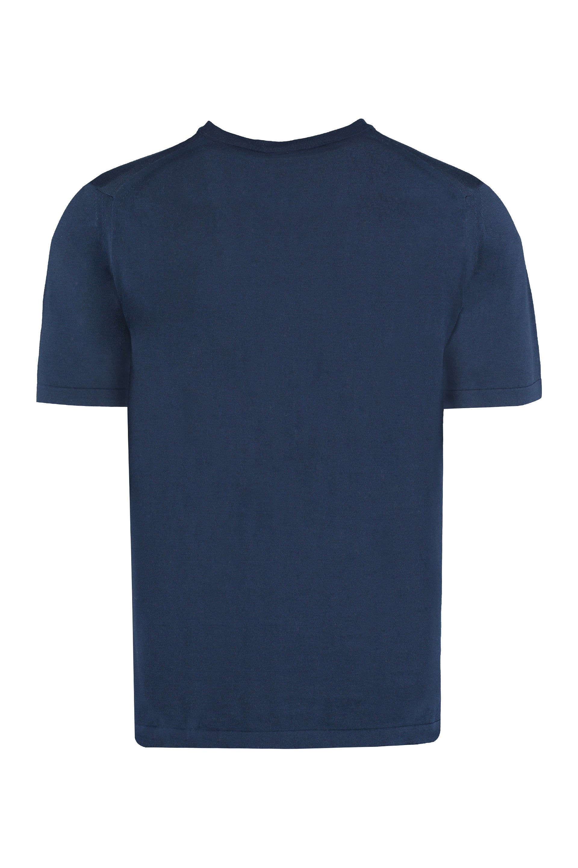 THE (ALPHABET) Comfort Knit T-Shirt with Side Slits