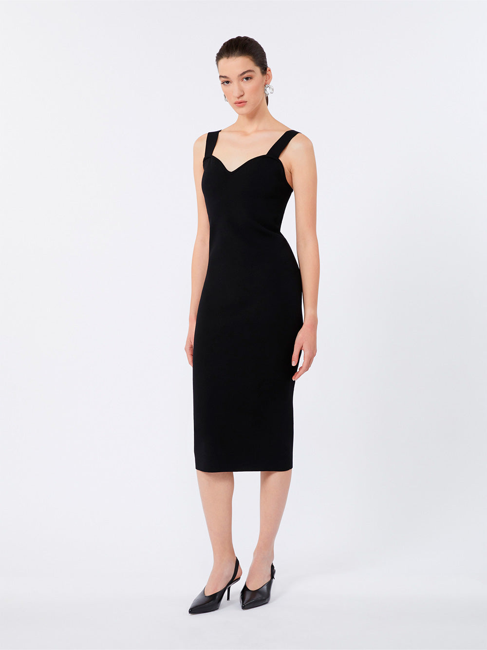 MAX MARA Viscose Sheath Midi Dress for Women