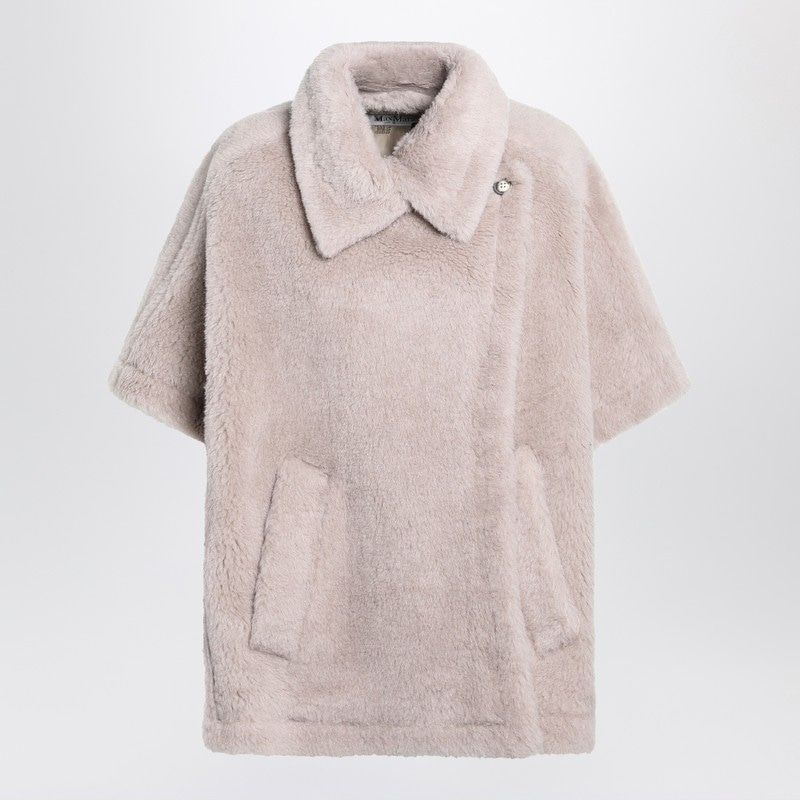 MAX MARA Mini Alpaca and Wool Teddy Cape