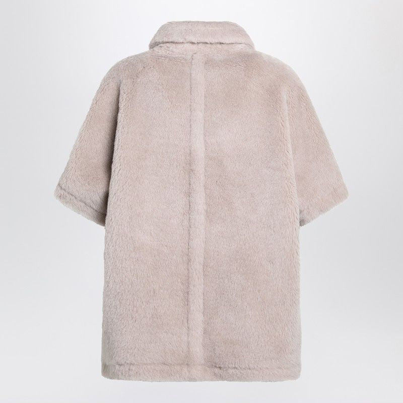 MAX MARA Mini Alpaca and Wool Teddy Cape