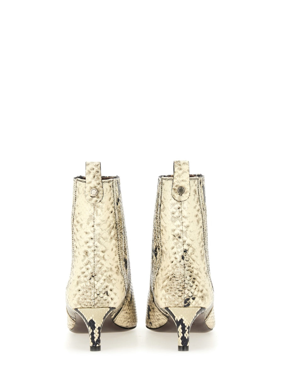 ROBERTO FESTA Animal Print Leather Boots