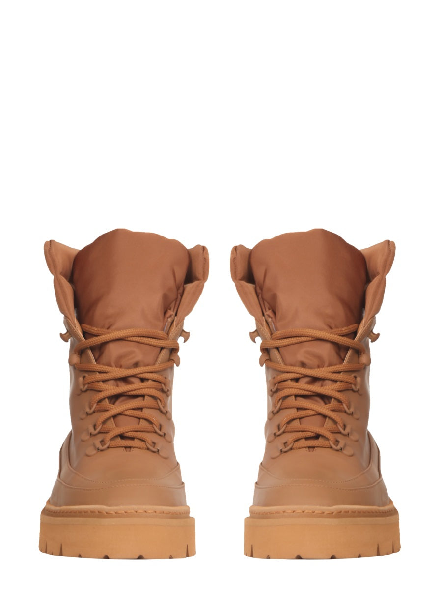 GIA BORGHINI Womens Hiking Boots with Rubber Bottom - 4 CM Heel