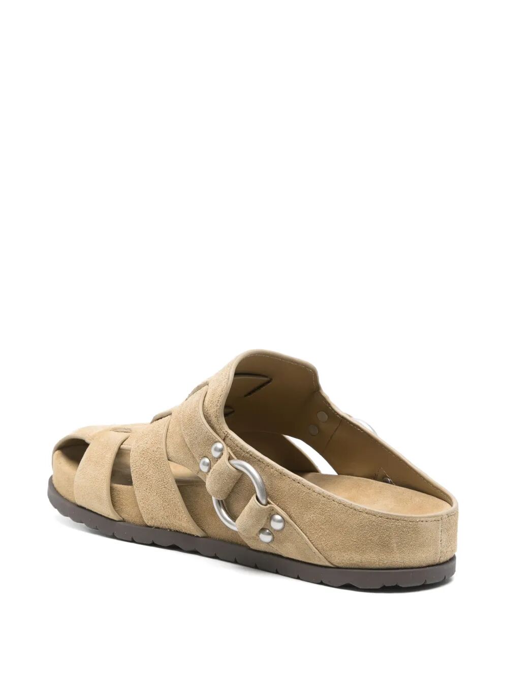 ASH Terry Suede Velours Sandals