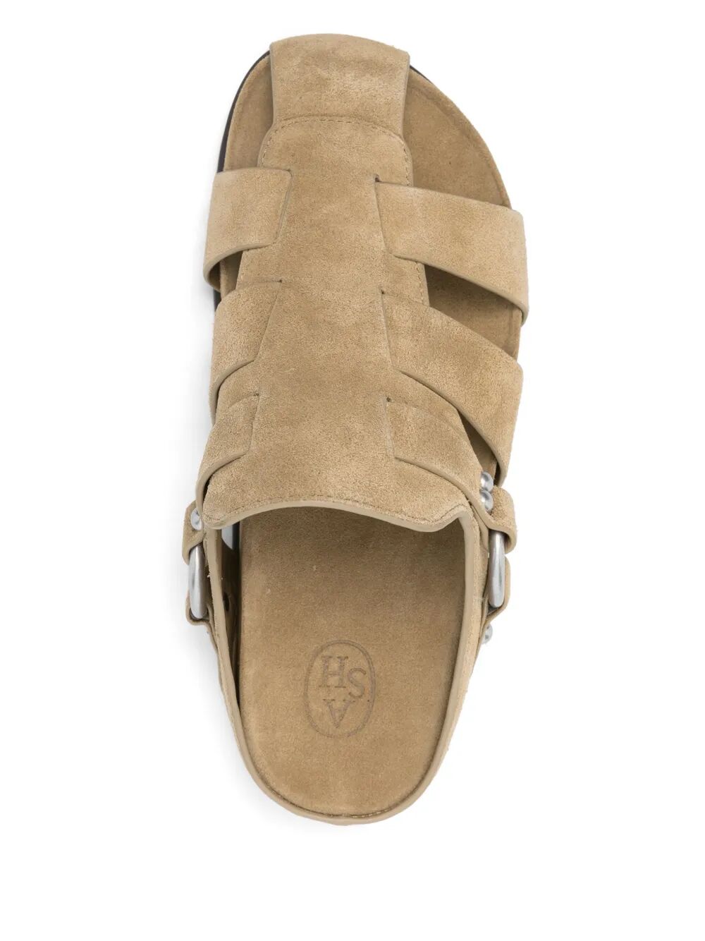 ASH Terry Suede Velours Sandals