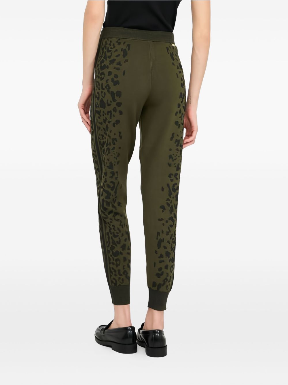 LIU JO Leopard Print Drawstring Pants