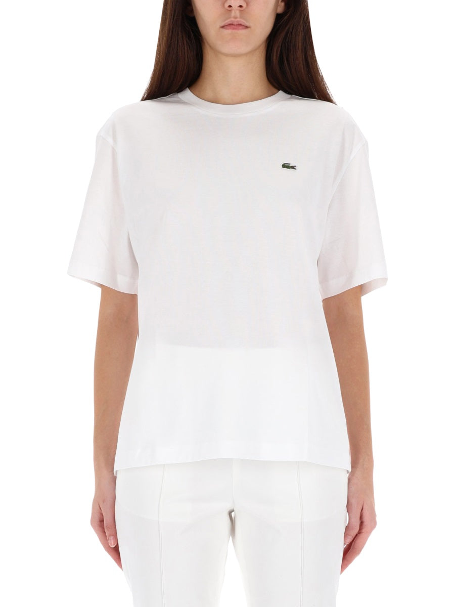 LACOSTE Classic Logo T-Shirt for Women - Size 36 FR