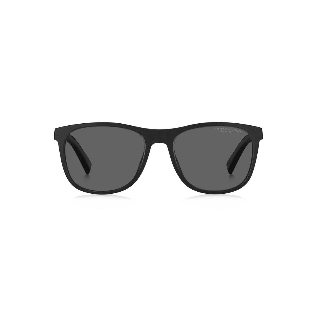 TOMMY HILFIGER Matte Black Polarized Sunglasses for Men