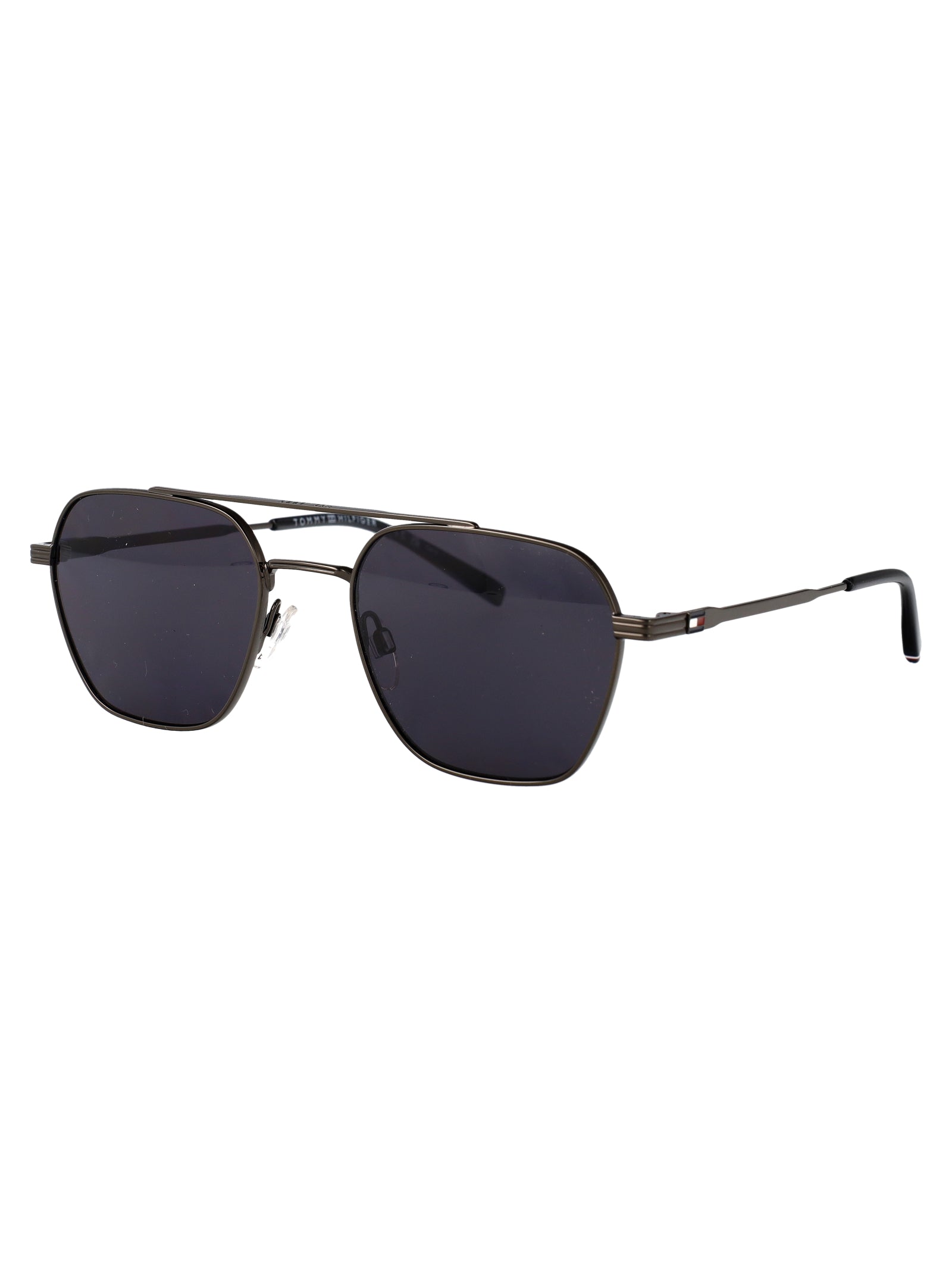 TOMMY HILFIGER Men's Stainless Steel Fashion Sunglasses