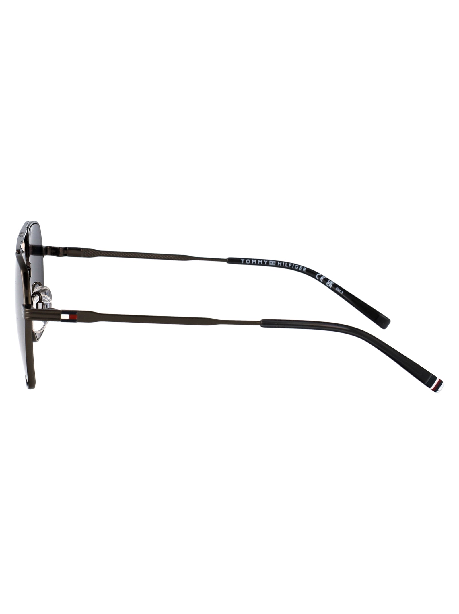 TOMMY HILFIGER Men's Stainless Steel Fashion Sunglasses