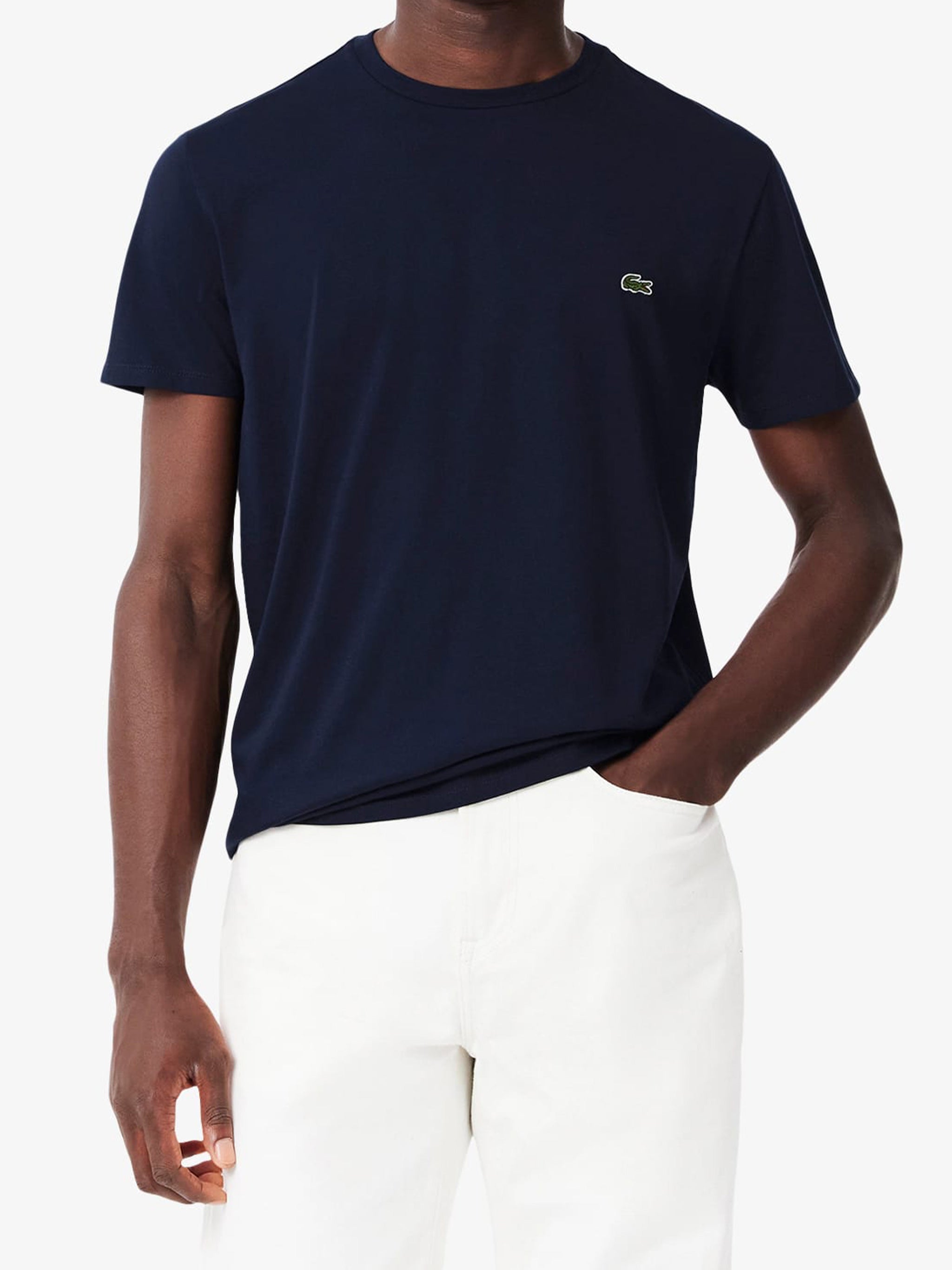 LACOSTE Pima Cotton T-Shirt for Men - FW25 Collection