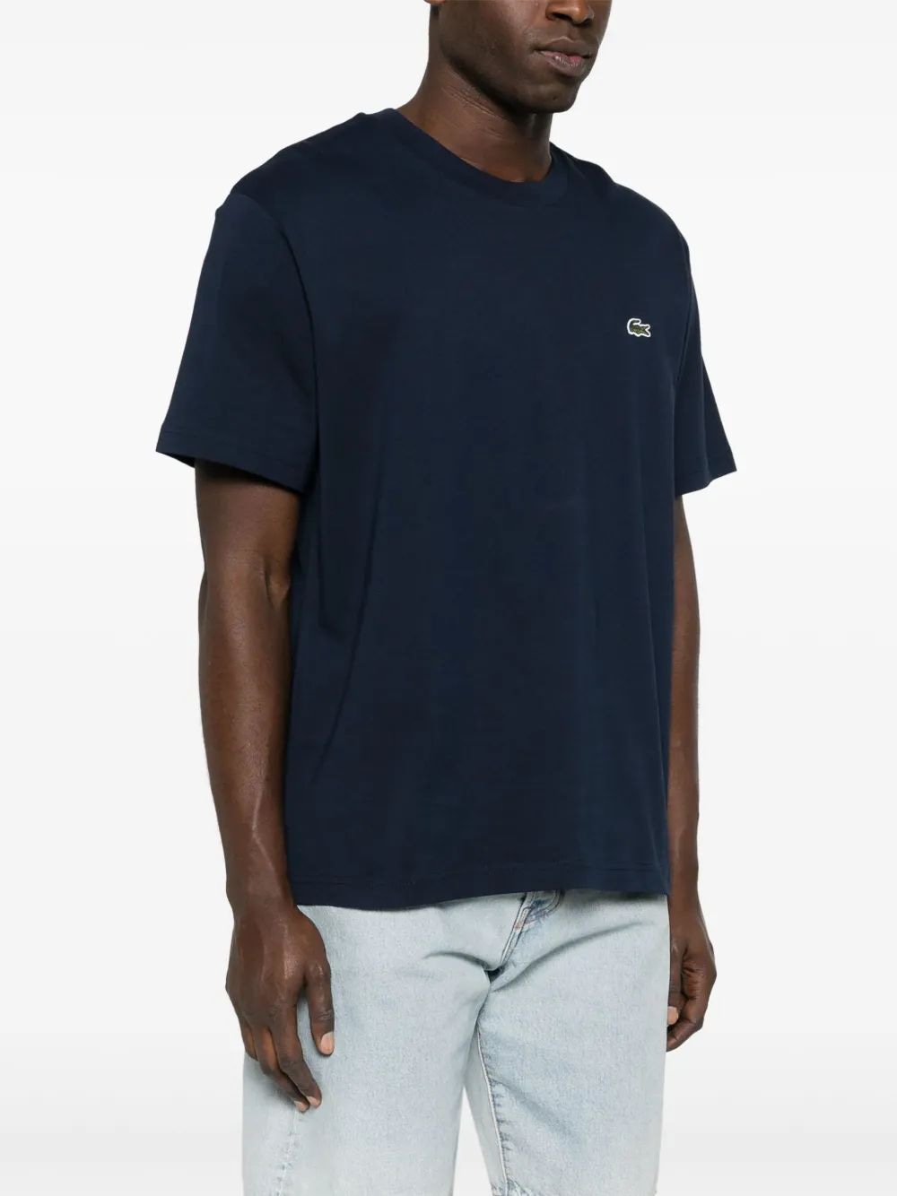 LACOSTE Men's Logo-Patch Cotton T-Shirt