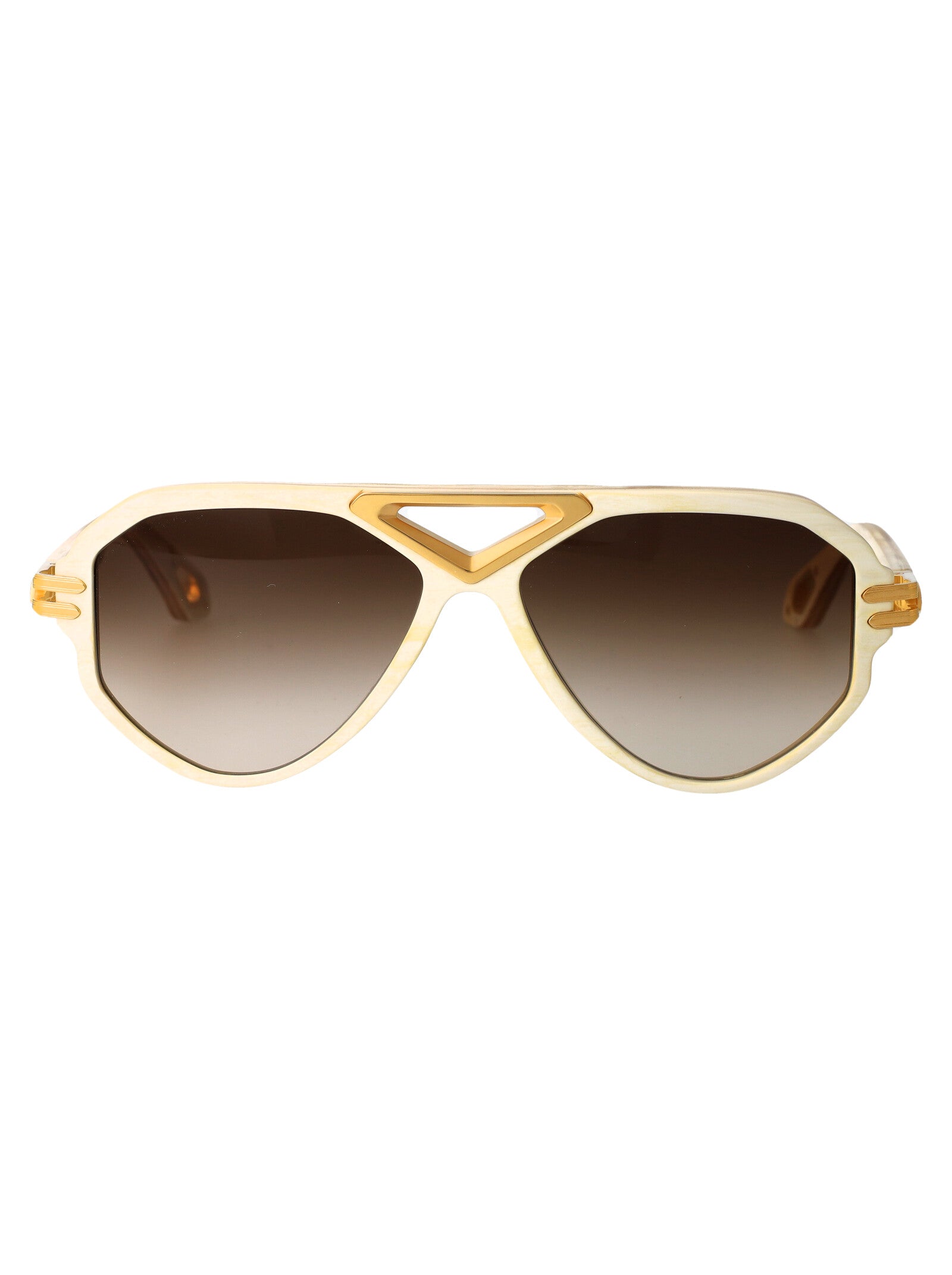 MAYBACH EYEWEAR The Jack Mini Titanium and Horn Sunglasses