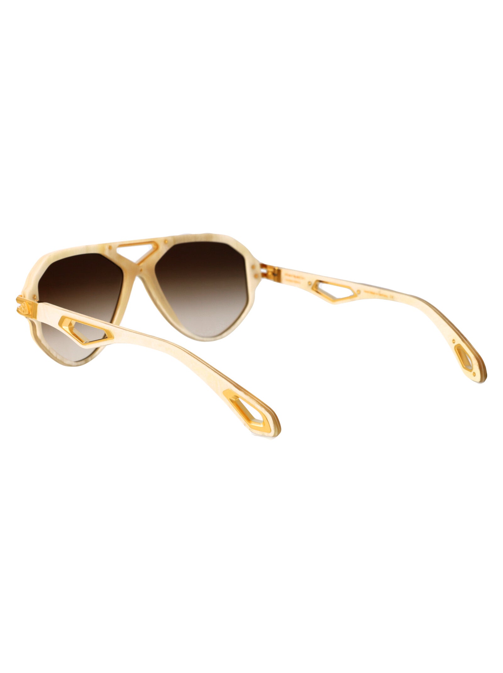 MAYBACH EYEWEAR The Jack Mini Titanium and Horn Sunglasses