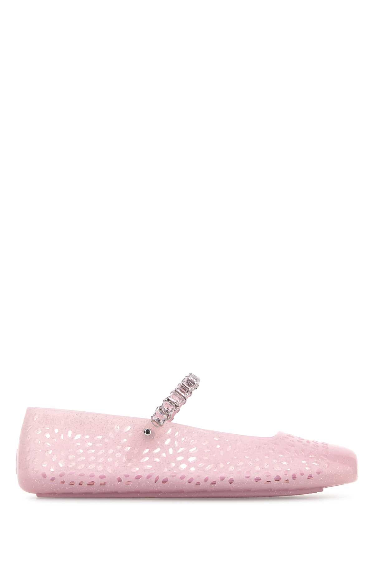 JIMMY CHOO Mini Rubber Jelly Ballerinas for Women