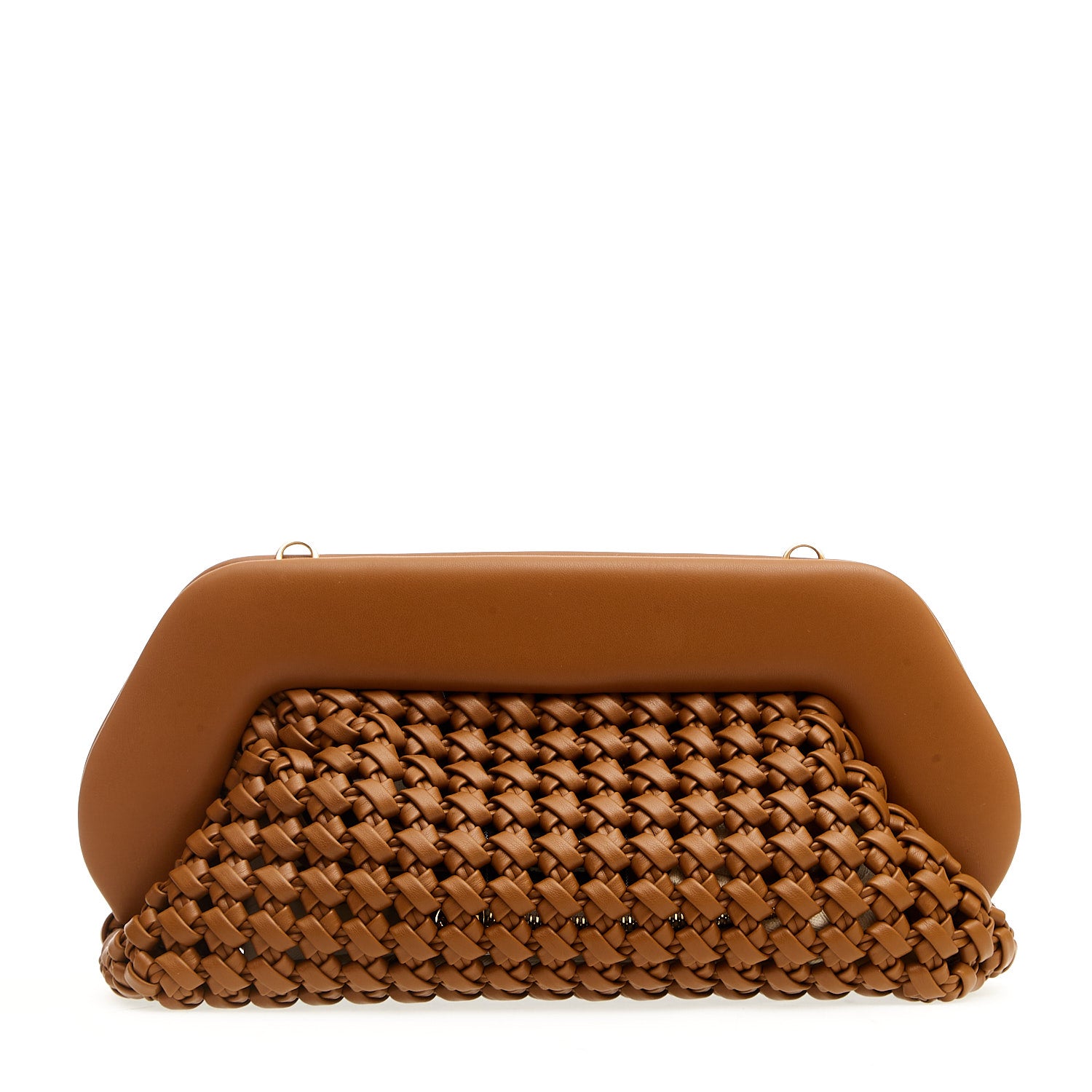 THEMOIRÈ Woven Leather Clutch Grande