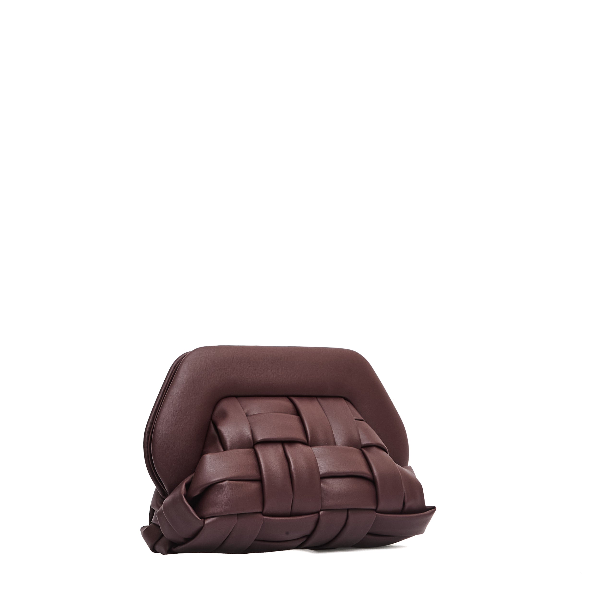 THEMOIRÈ Intreccio Mini Clutch in Vegan Leather