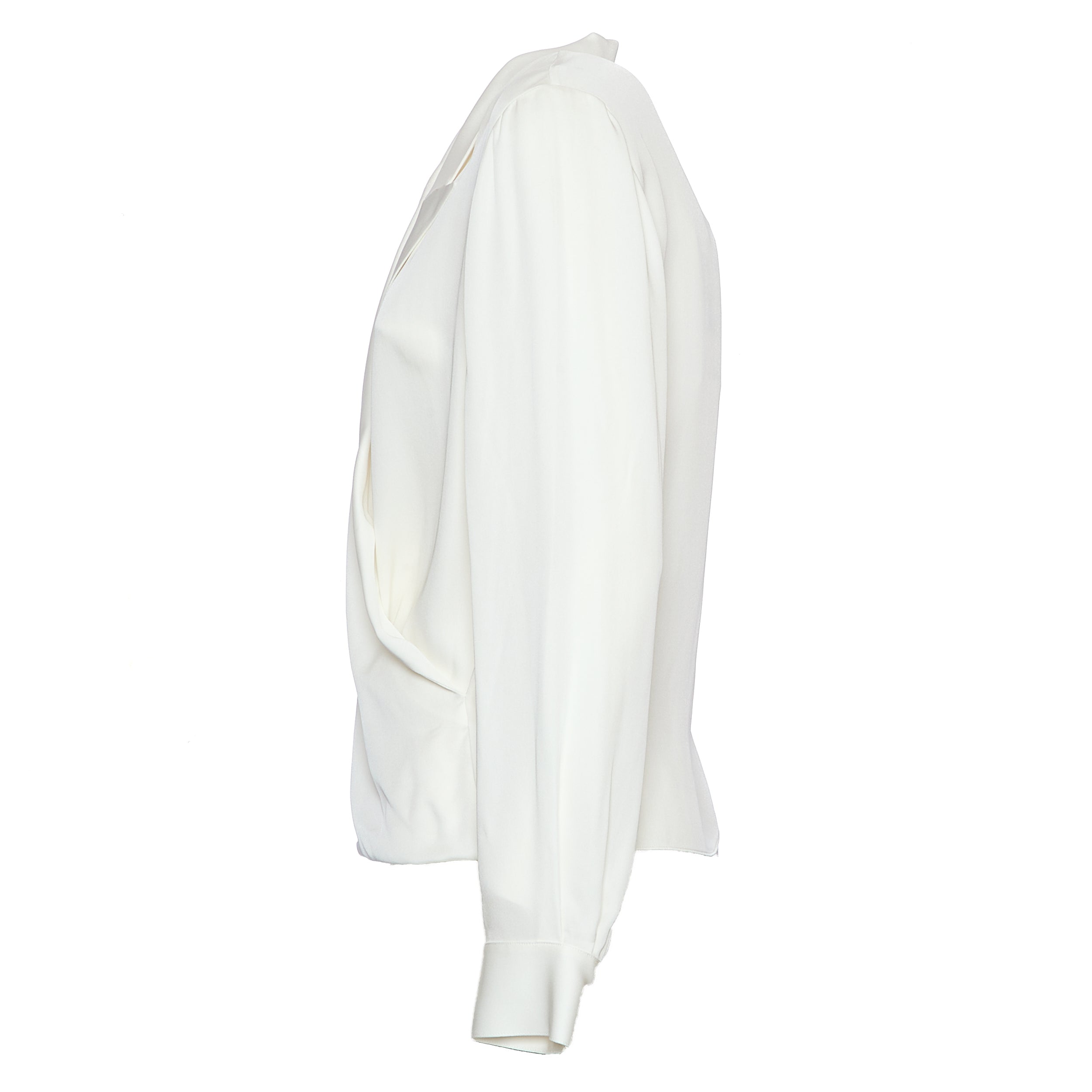 THEORY Lapel Wrap Blouse for Women - Regular Fit