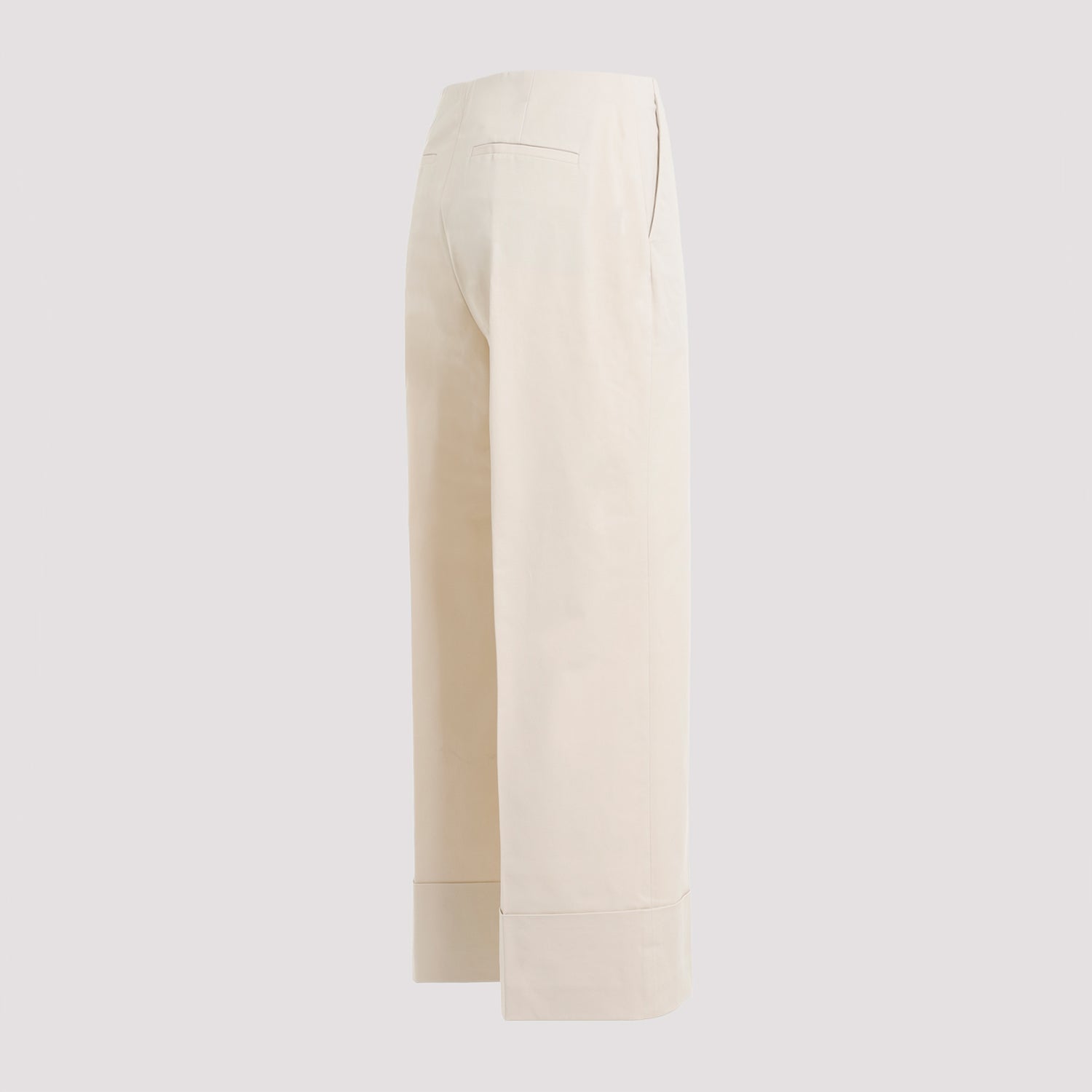 THEORY Chic Trousers for Women - Loose Fit, Turn-Up Hem
