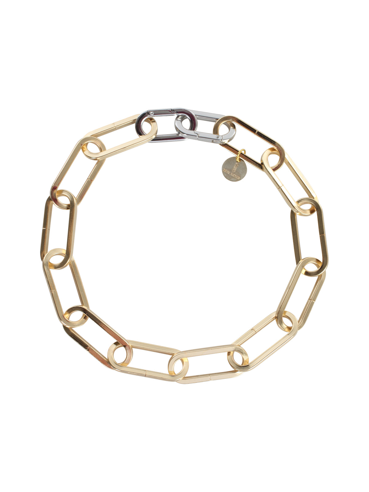 GNECCHI SILVIA The Thing Necklace with Rings - Mini Statement Piece