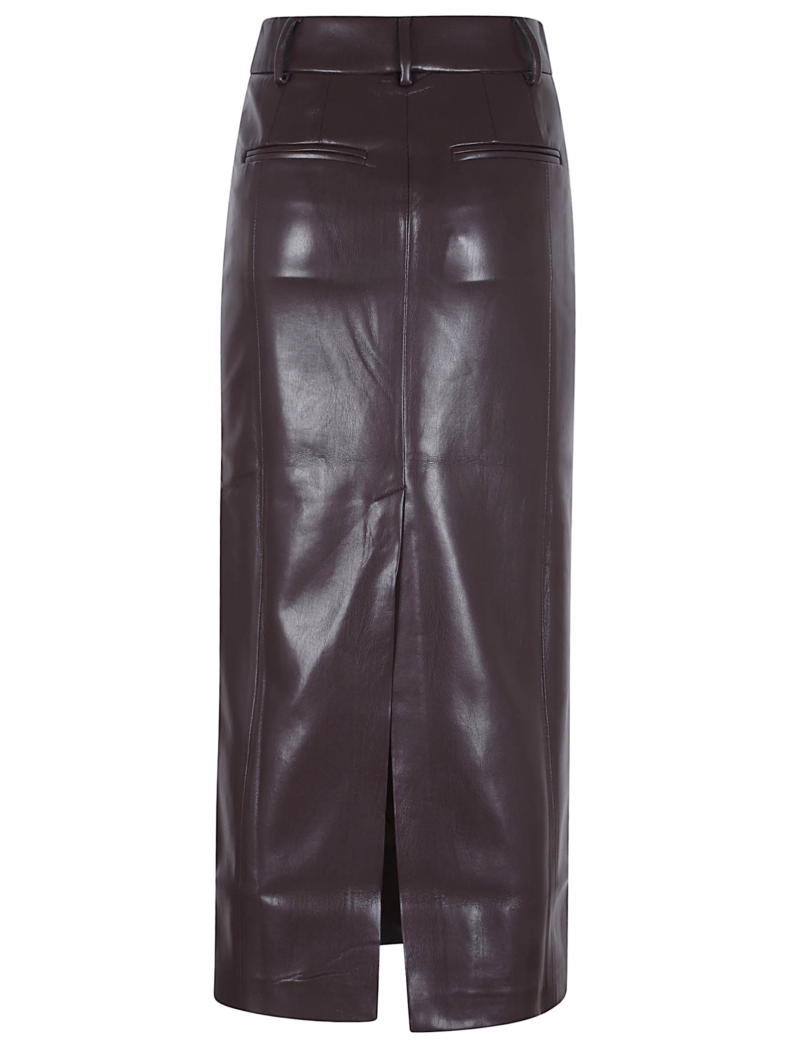 THE ANDAMANE Elegant Sheath Design Skirt with Back Slit - Regular Fit