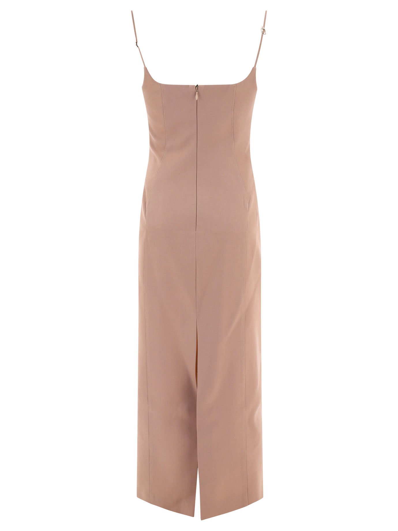 THE ATTICO Luxurious Gabardine Midi Dress for Women