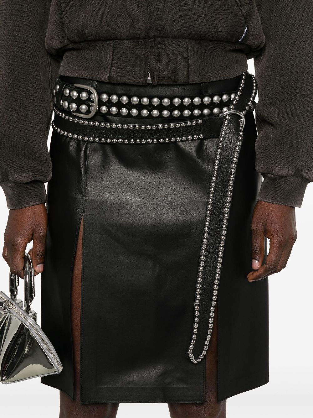 THE ATTICO Chic Mini Skirt for Effortless Elegance