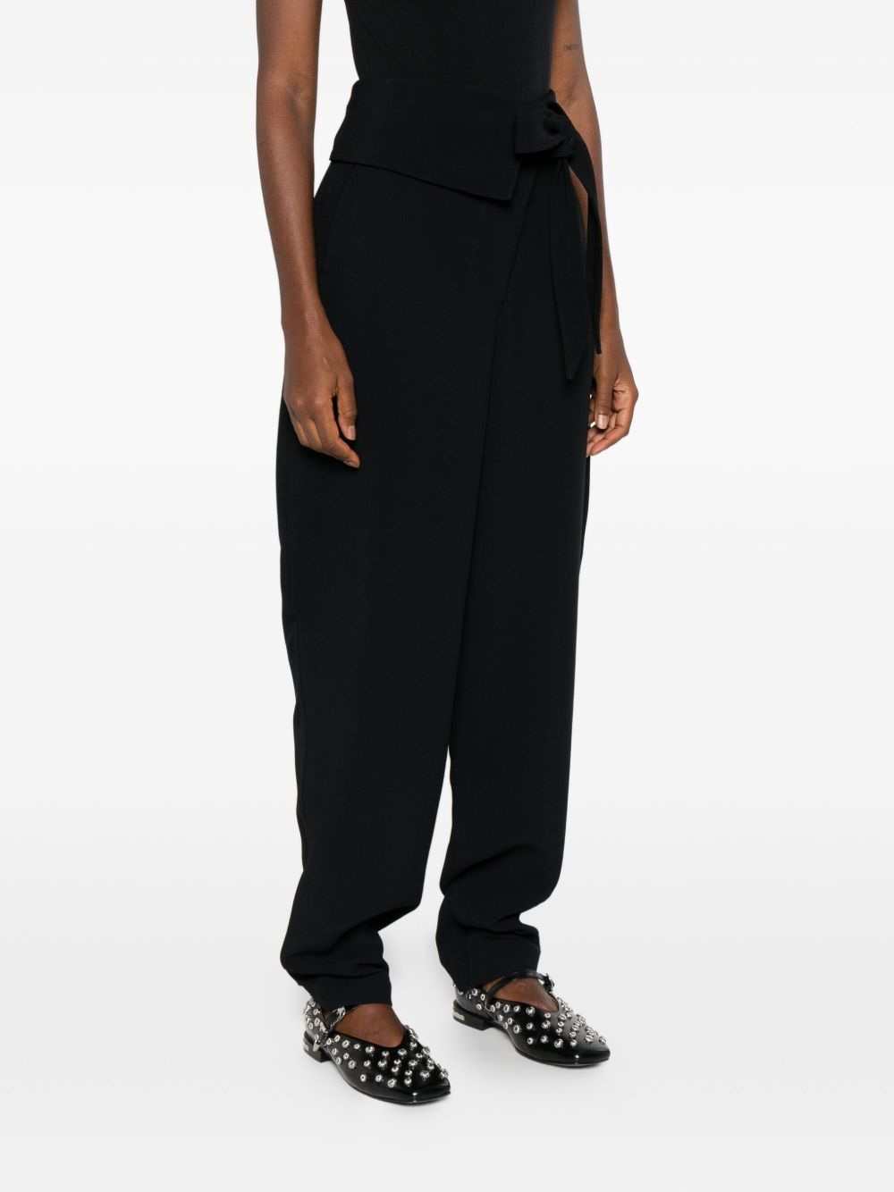 THE ATTICO Relaxed Harem Trousers with Belt - FW25