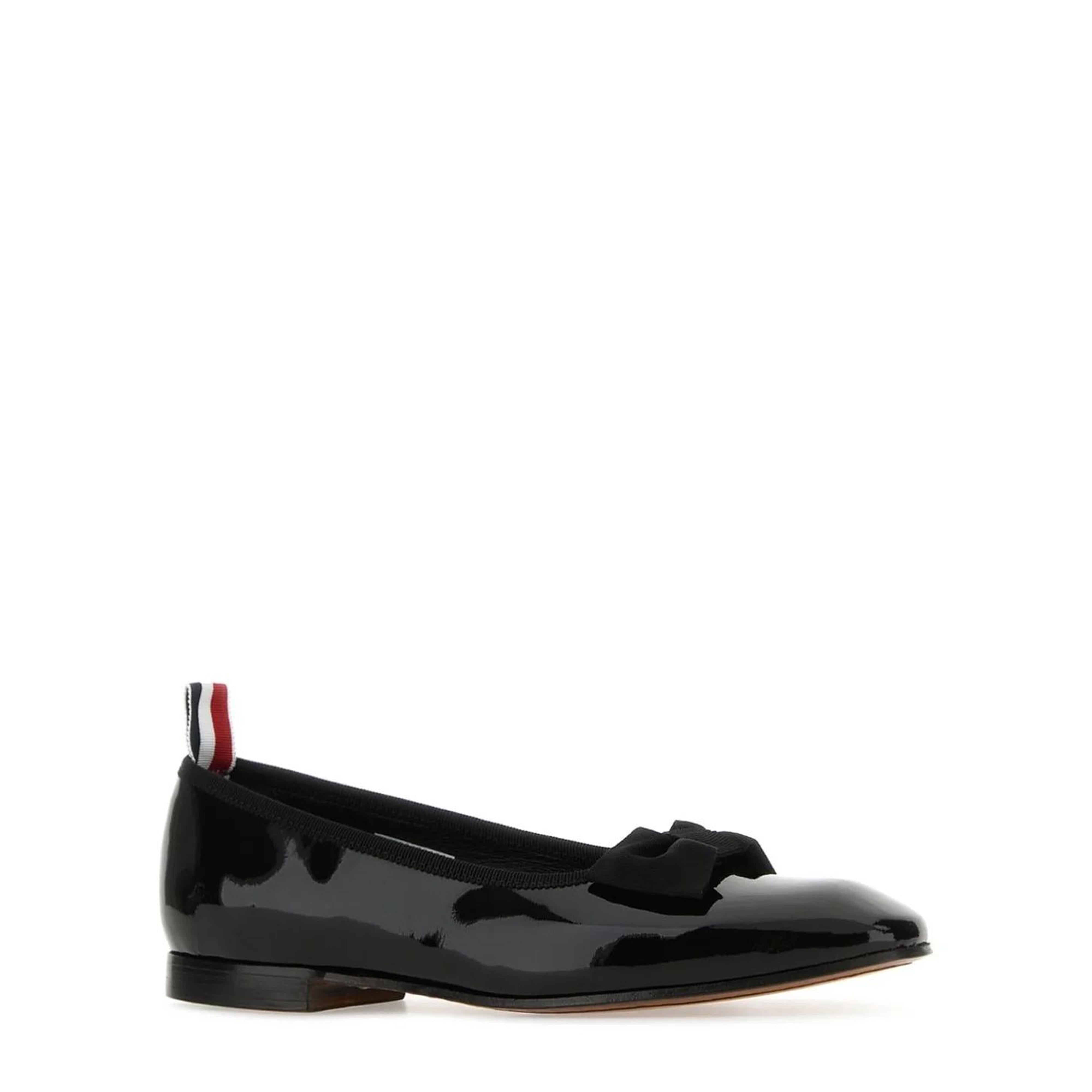 THOM BROWNE Opera Ballerina with Leather Sole for Women