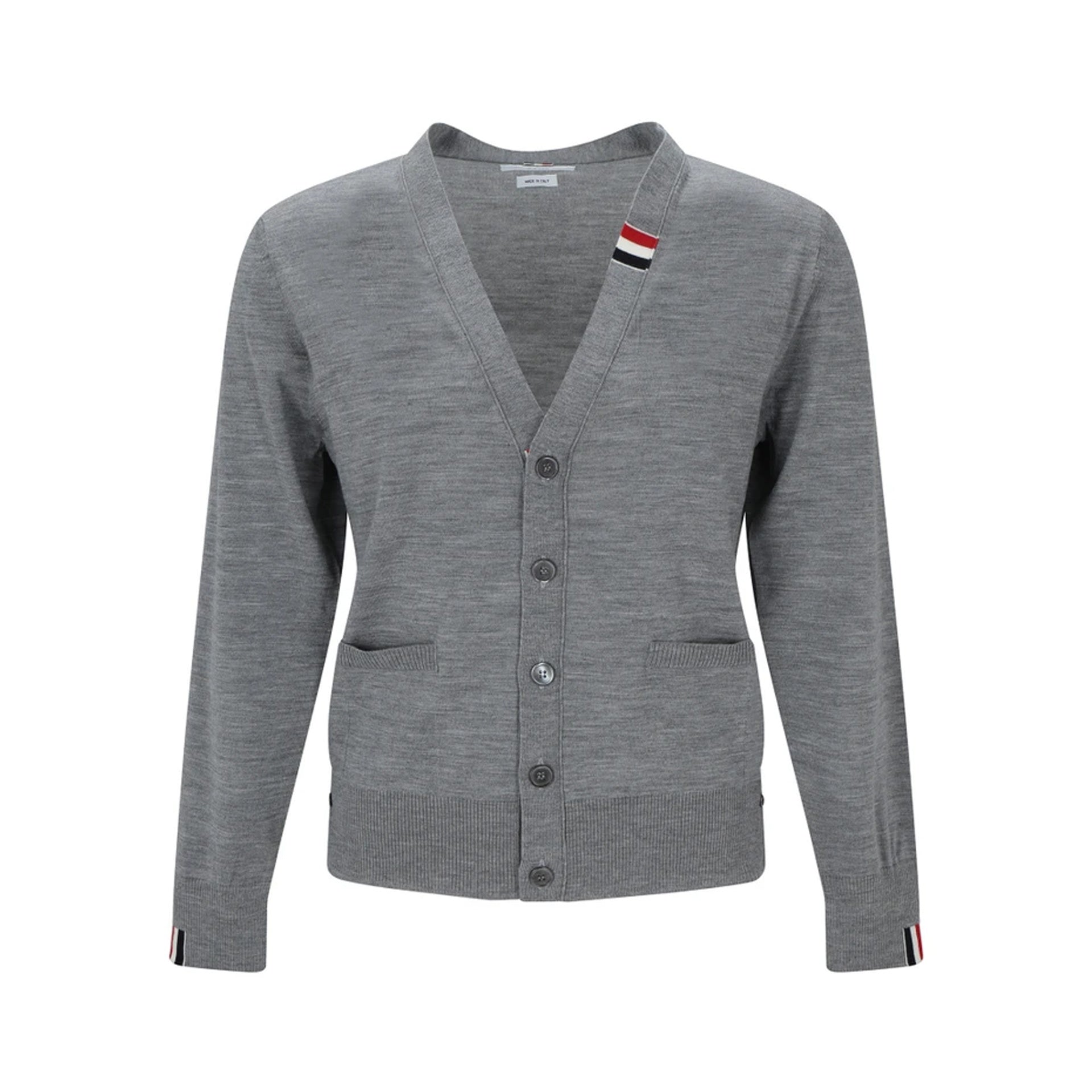 THOM BROWNE Wool Cardigan for Men