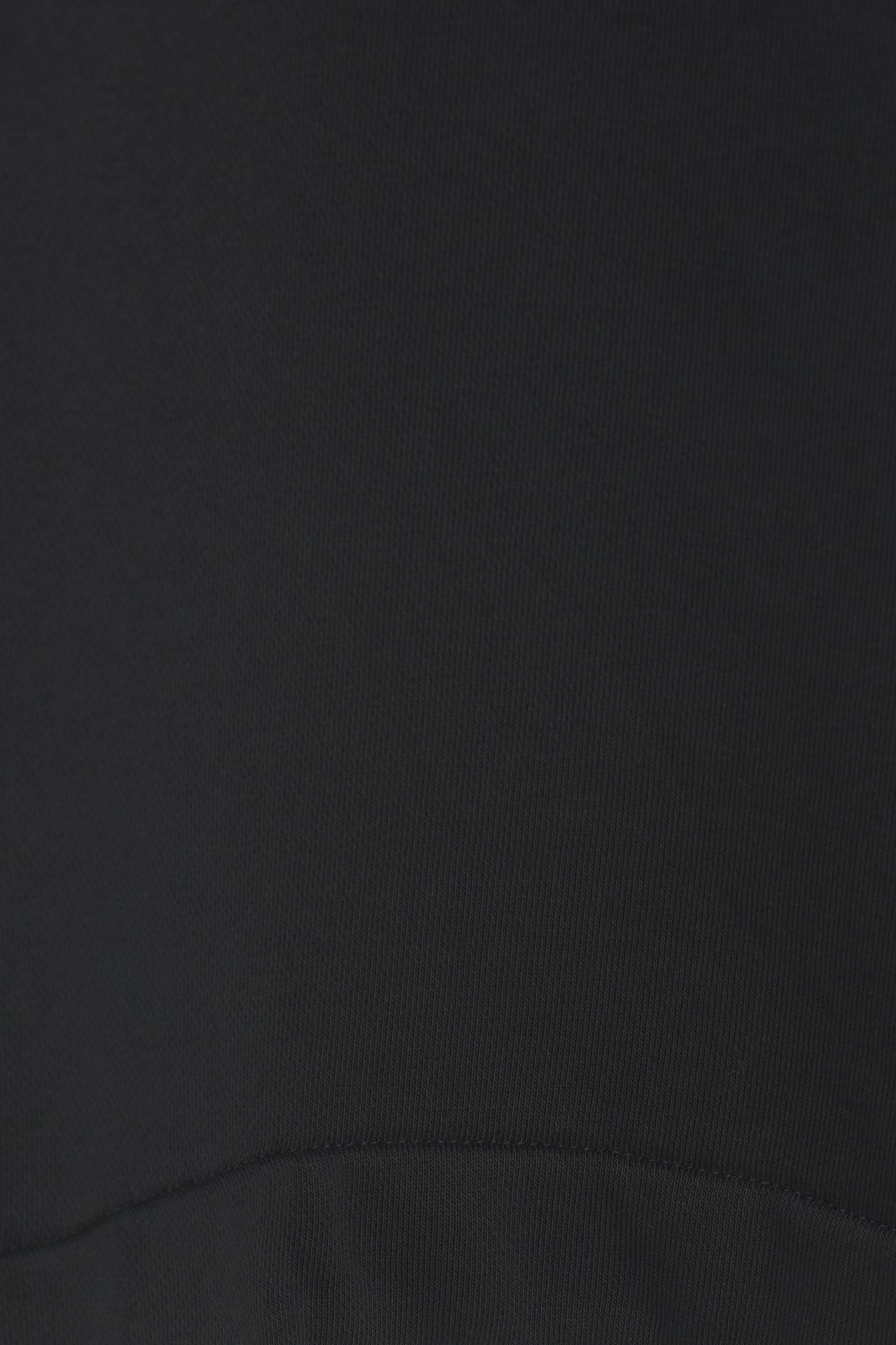 THOM KROM Oversized Cropped Hoodie with Classic Hood