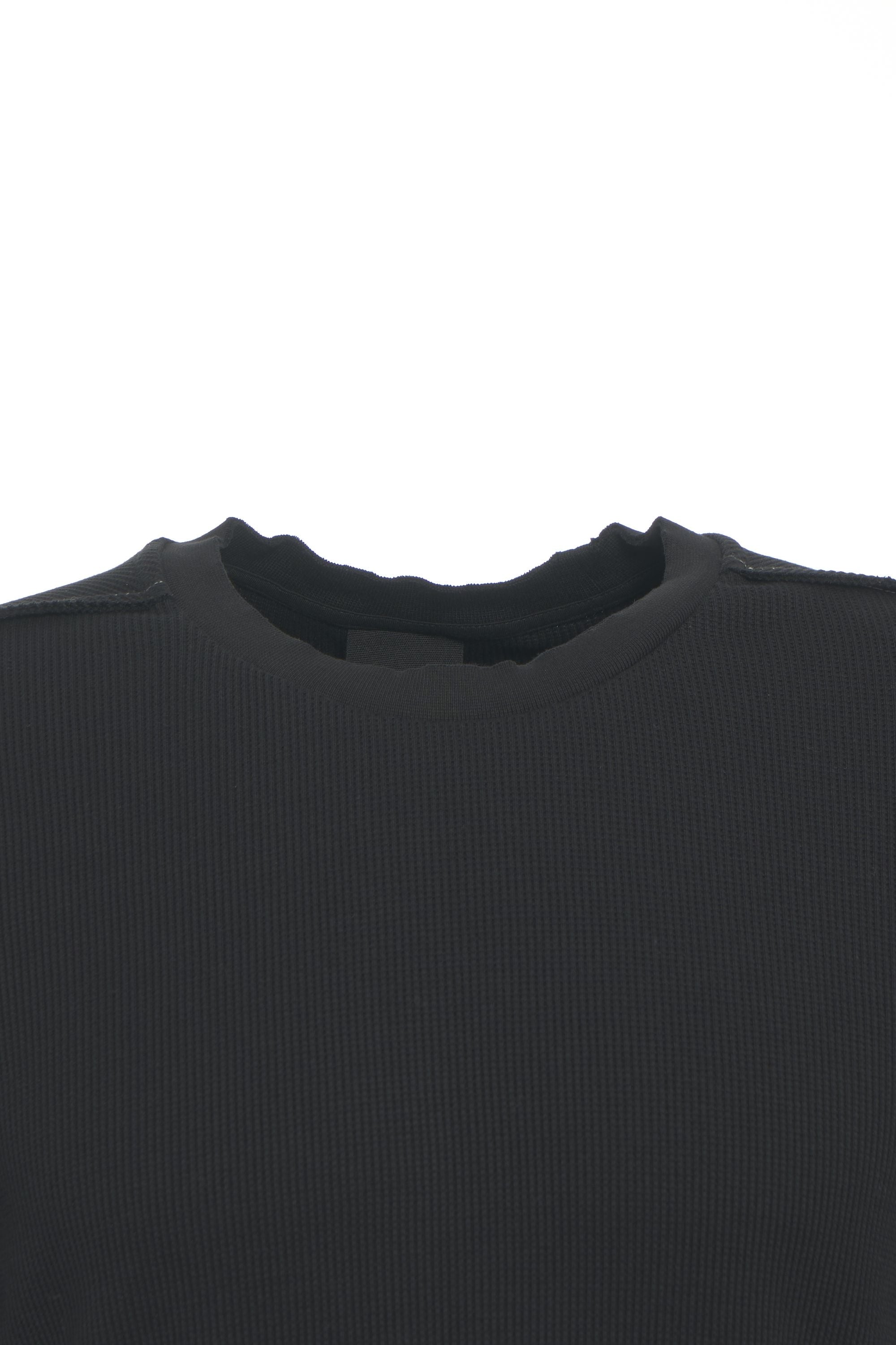 THOM KROM Contemporary Crew Neck Pullover with Thumb Holes - Men's