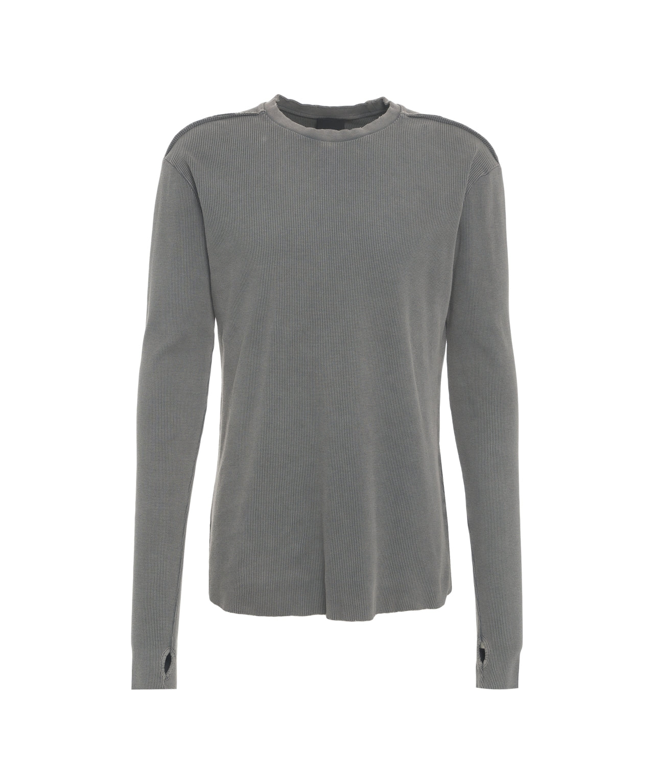 THOM KROM Classic Knit Pullover with Thumb Holes